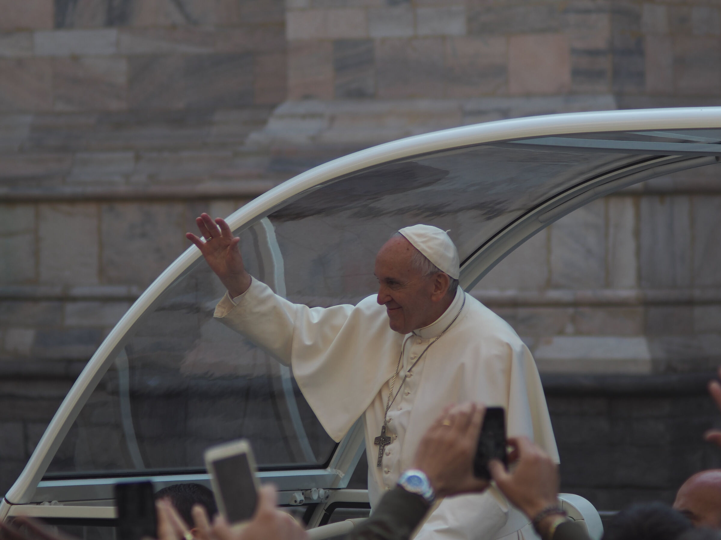 Pope Francis in Milan 2017...