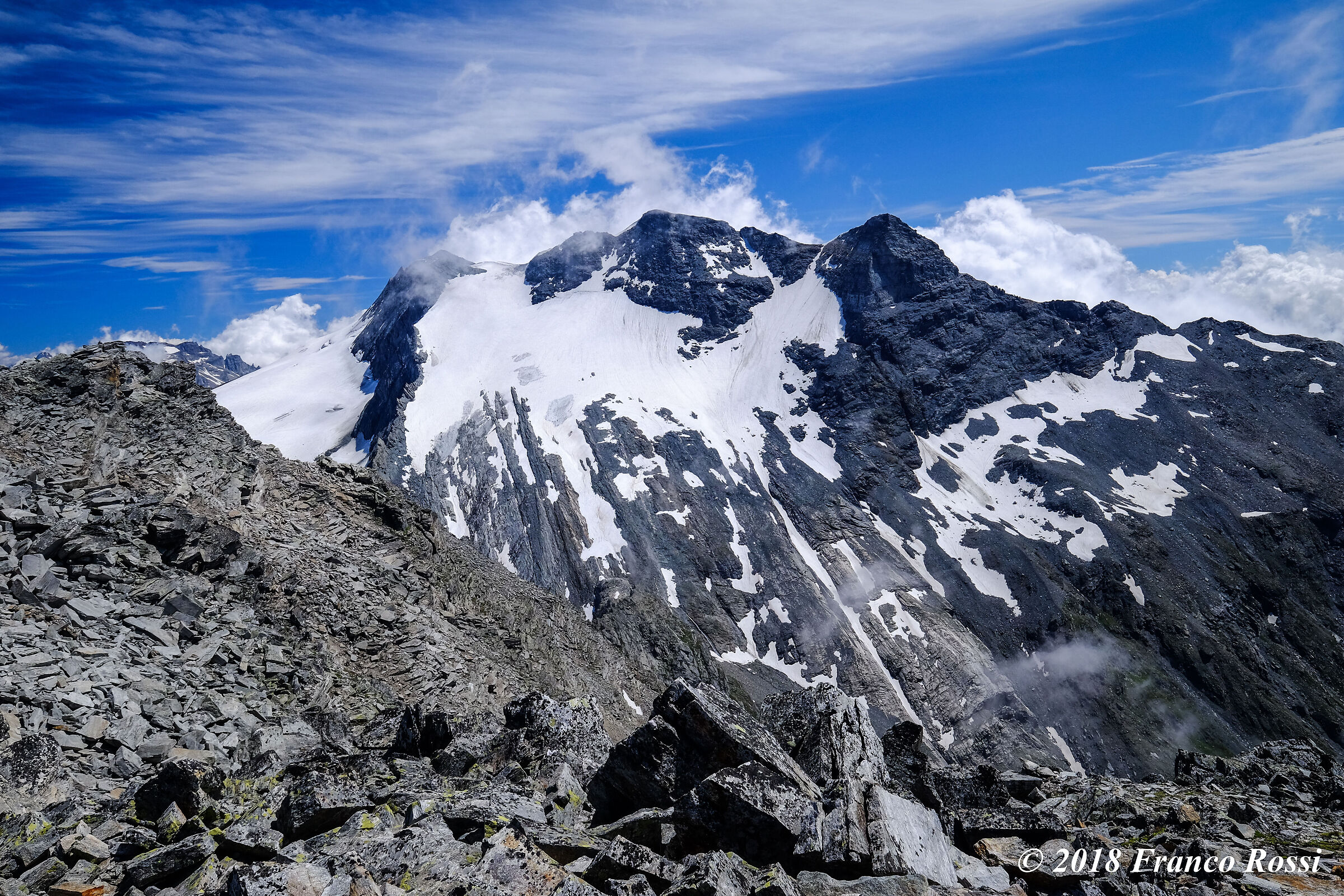 Monte Leone dall'Hubschhorn...