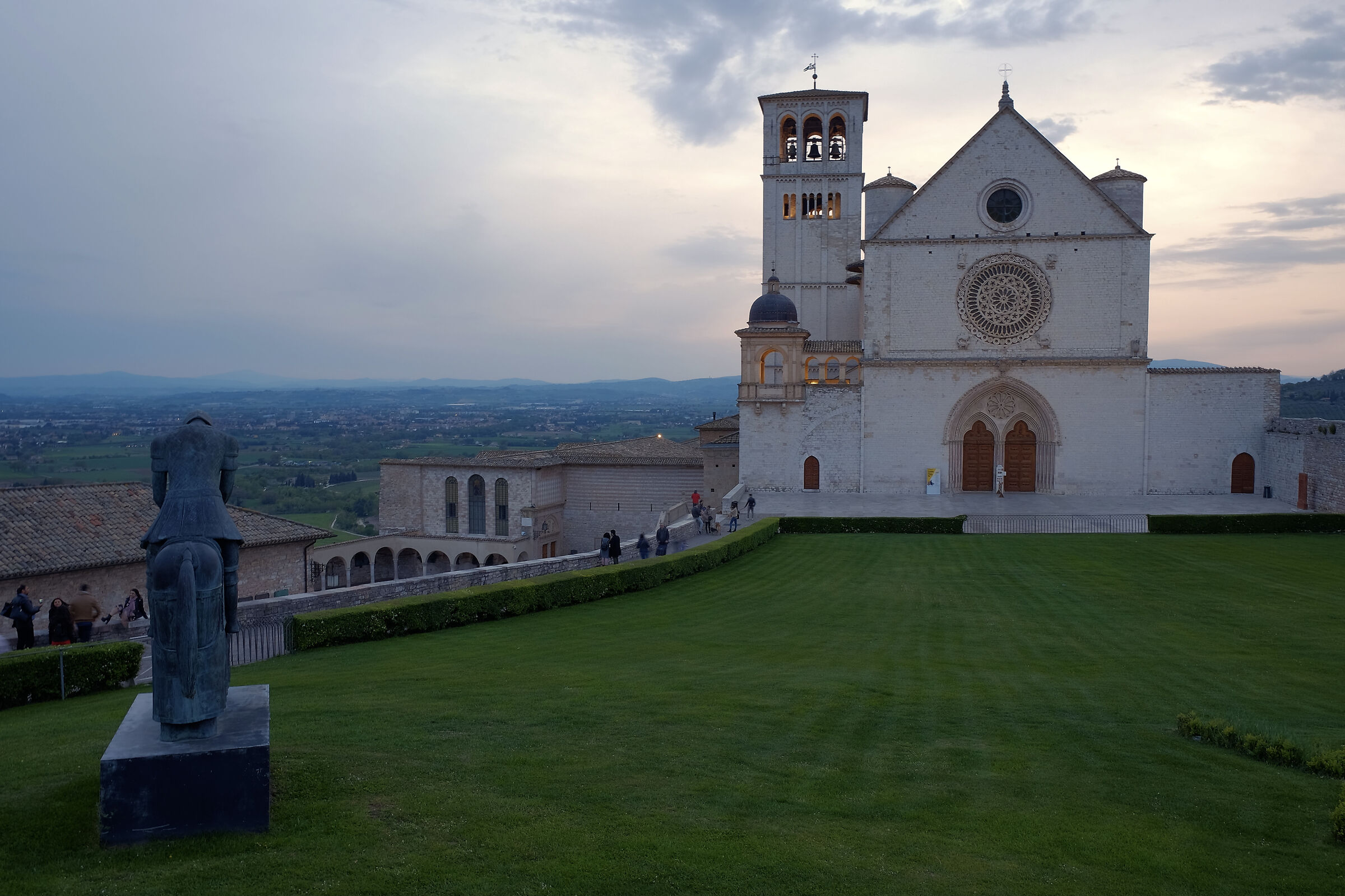 Assisi at dusk...