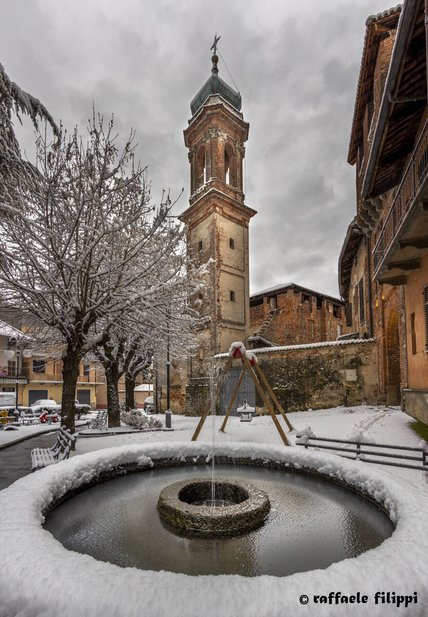 Snow on the "Pista" and on S. Giovanni Battista...