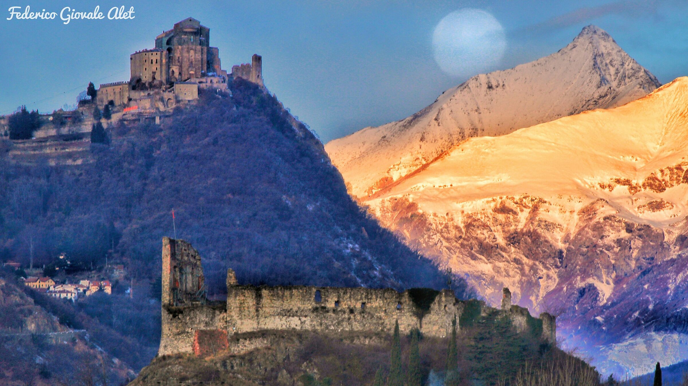 Ultimo tramonto lunare del 2020...