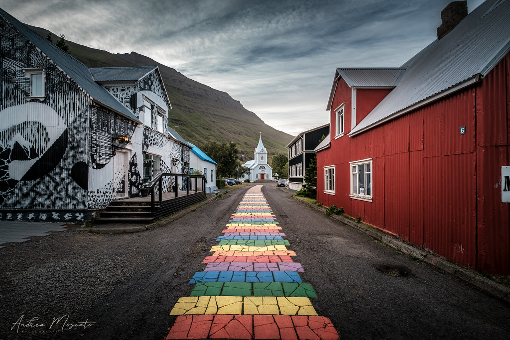 Rainbow Road - Seyðisfjörður (Iceland)...