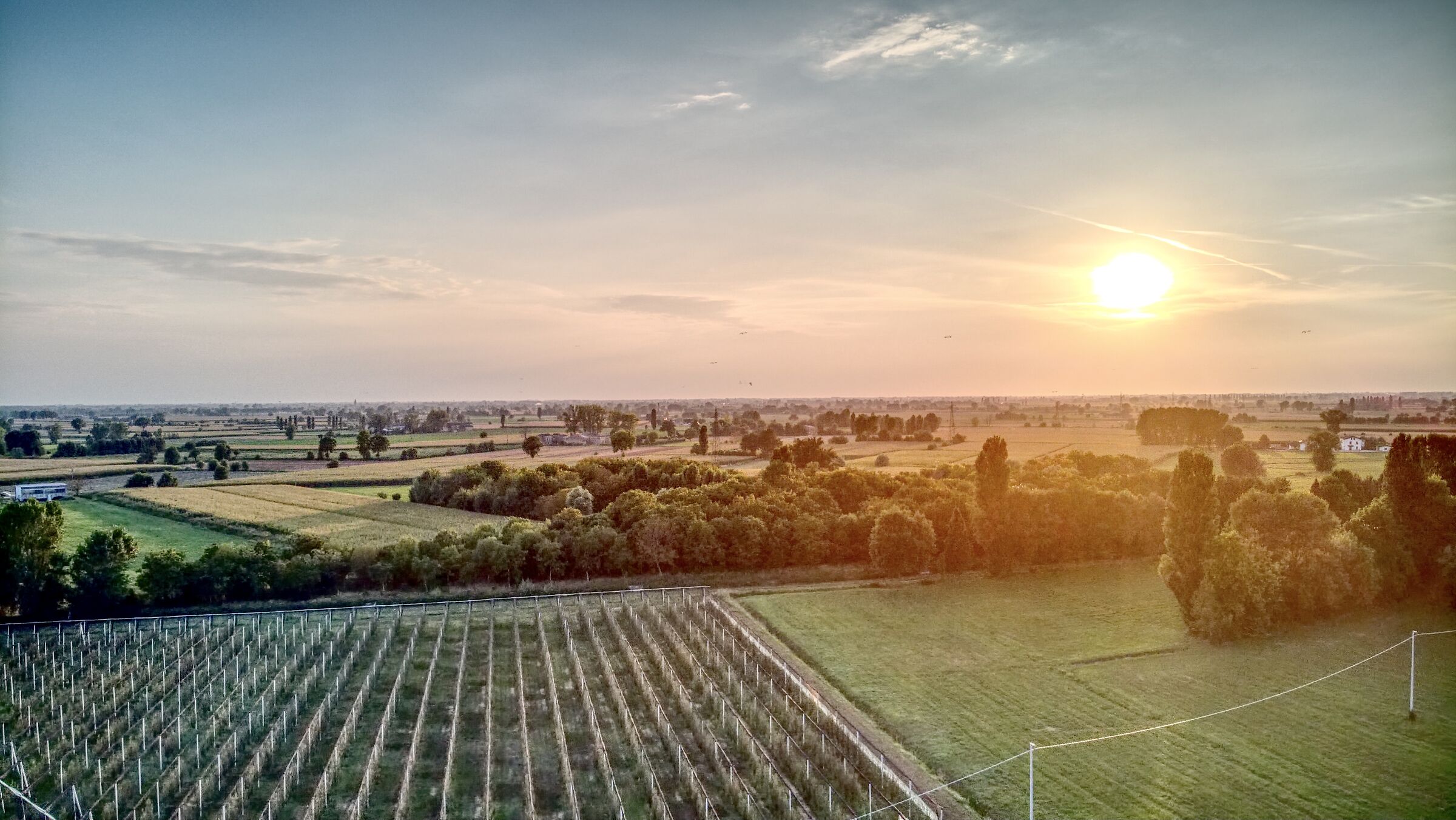 Tramonto in campagna...