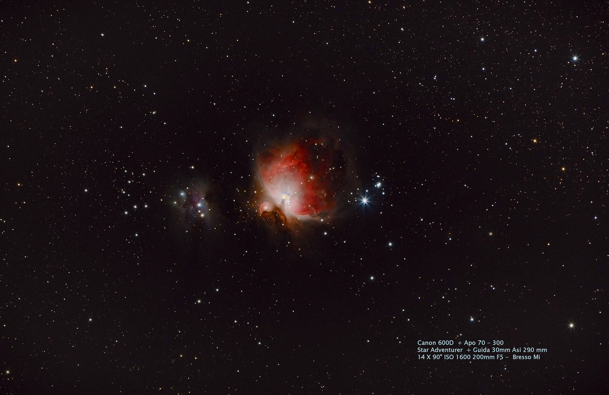 Orion Canon 600D Fullspectrum, Optolong L pro filter...