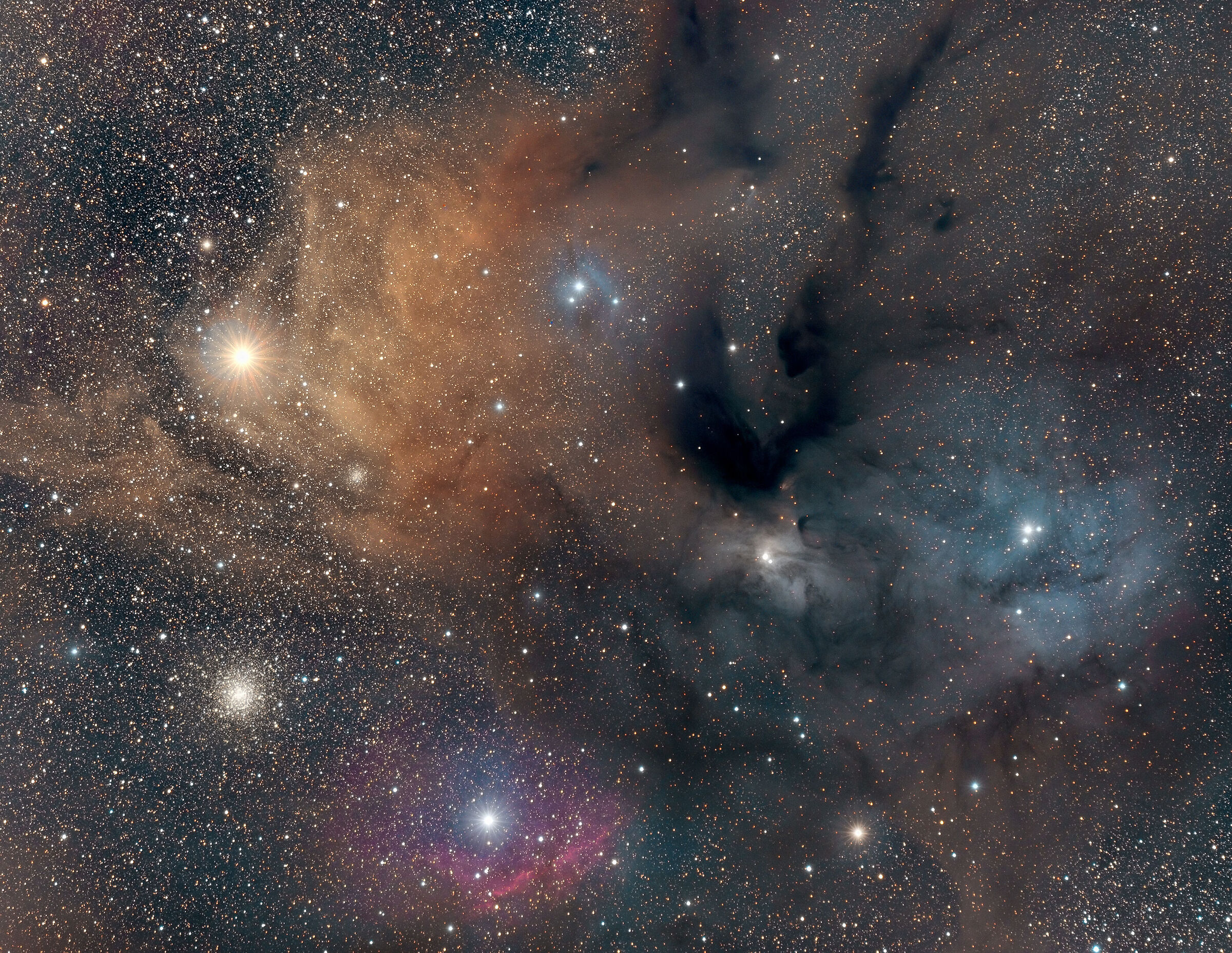 Antares and surroundings...