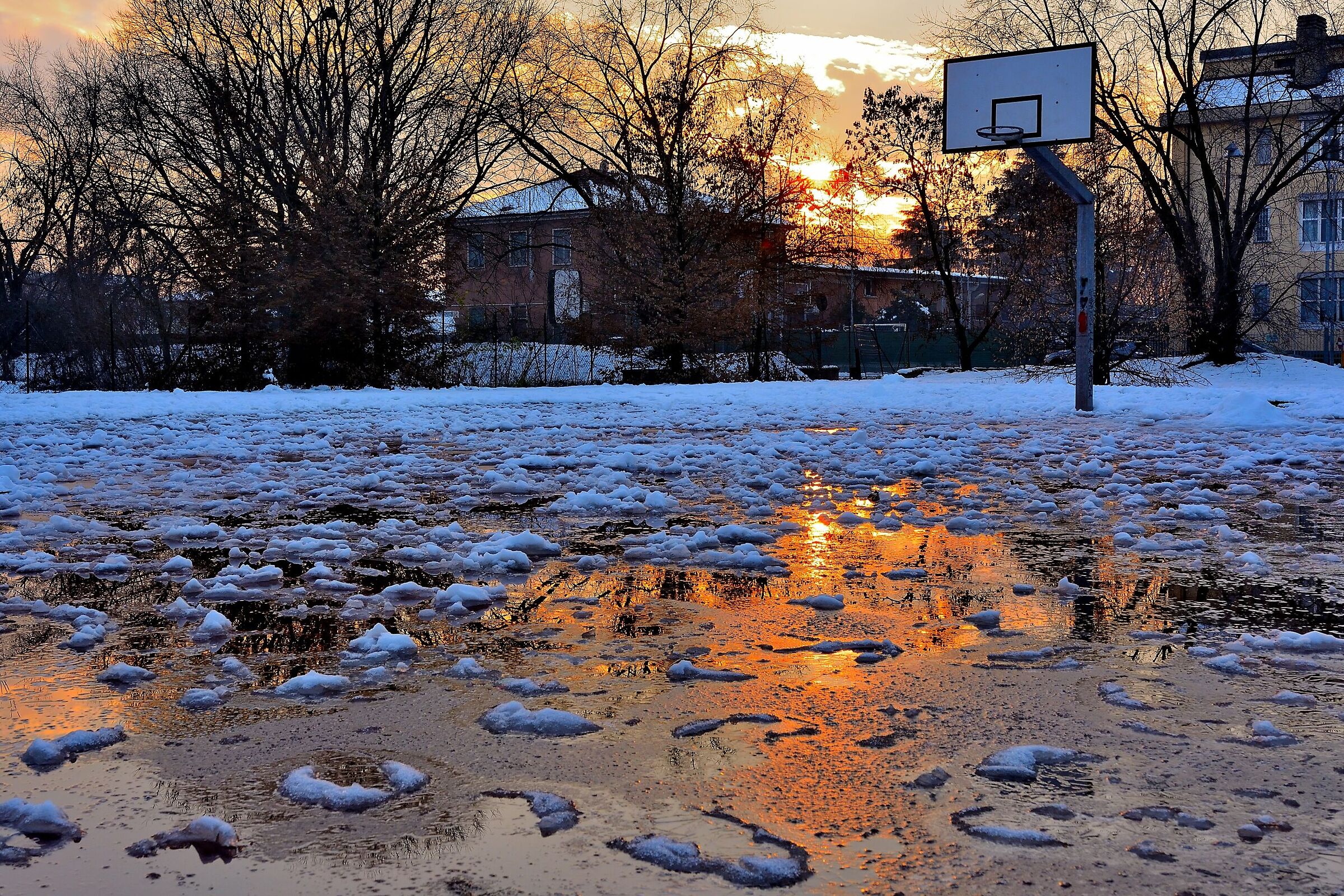 The Basketball Player's Sunset...