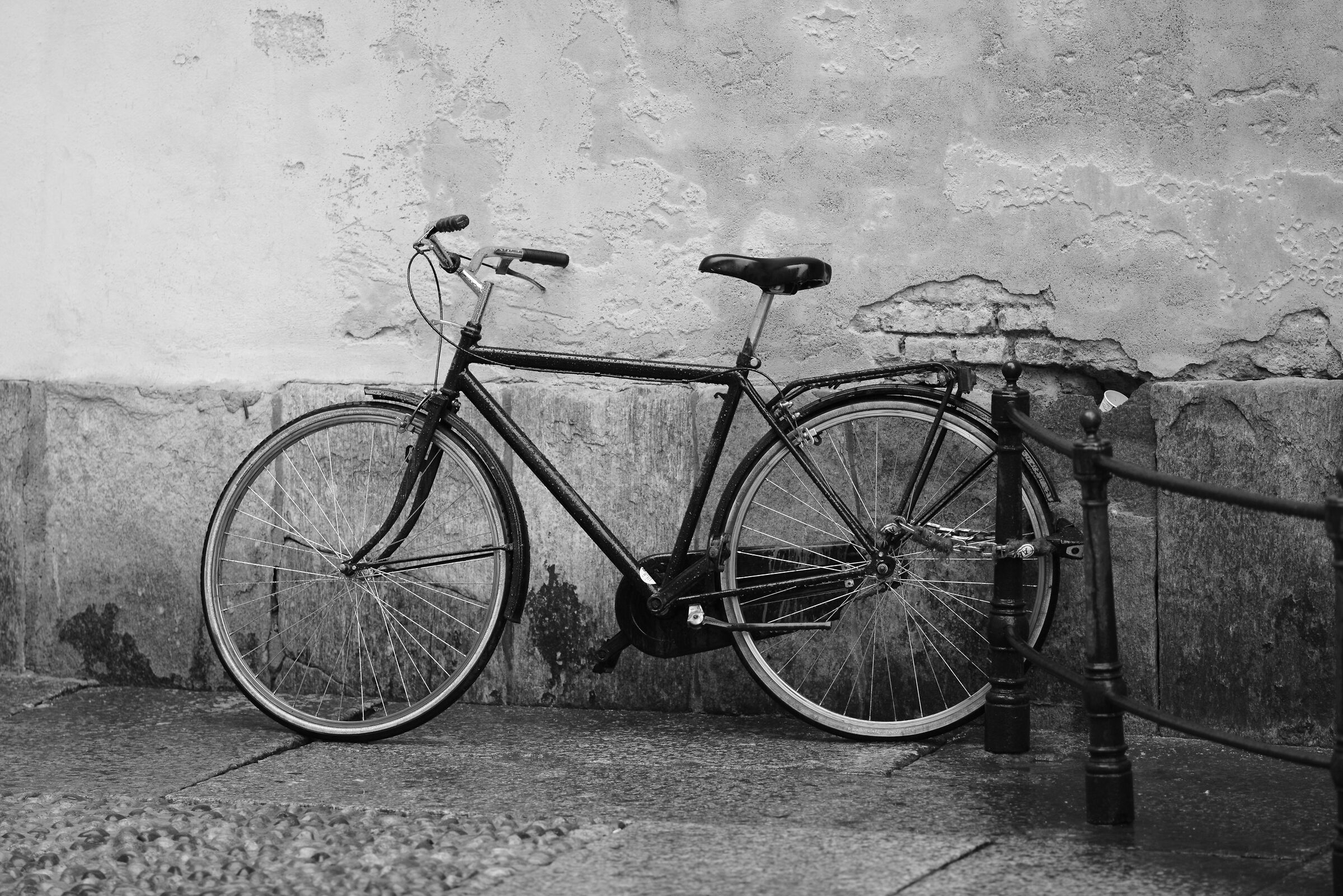 Milano,la bicicletta del Parroco...