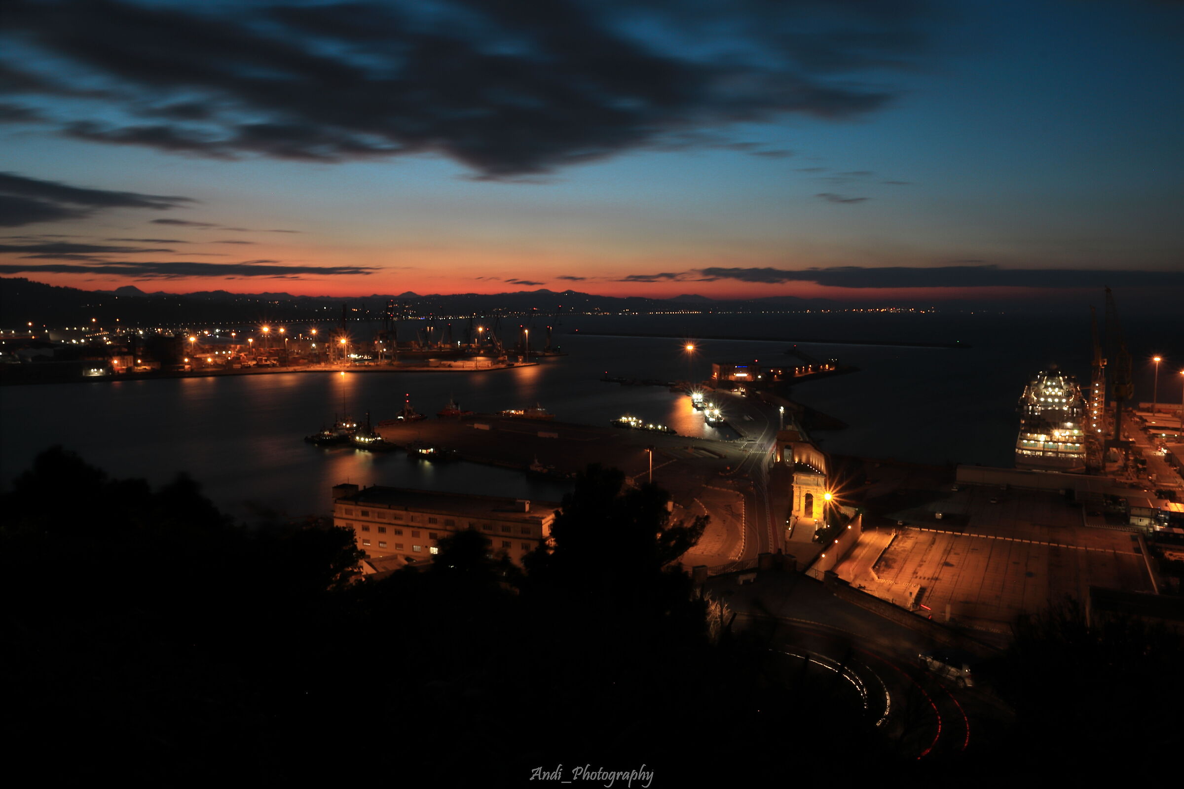 Port of Ancona - View from the Duomo...