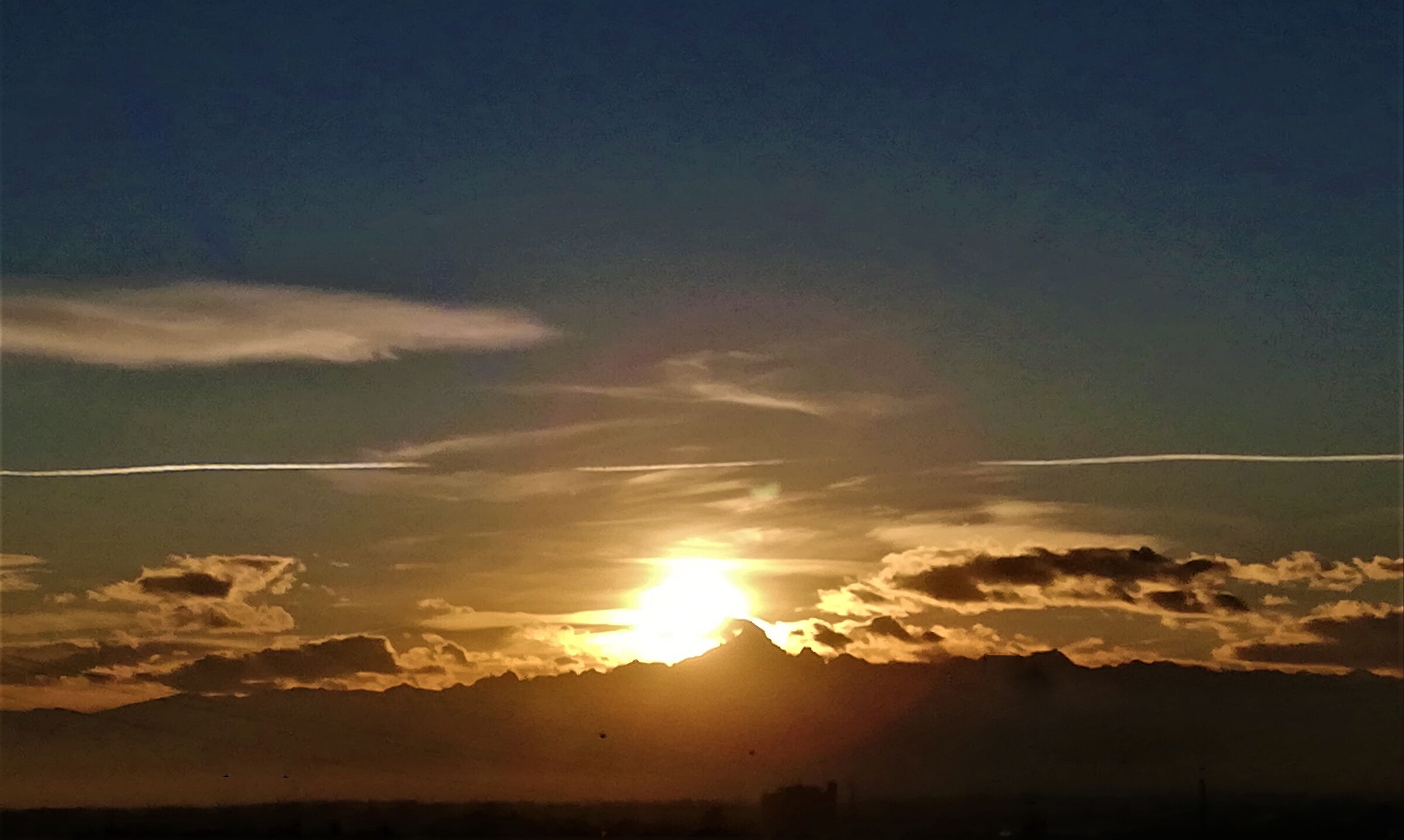 sunset over Monviso.....