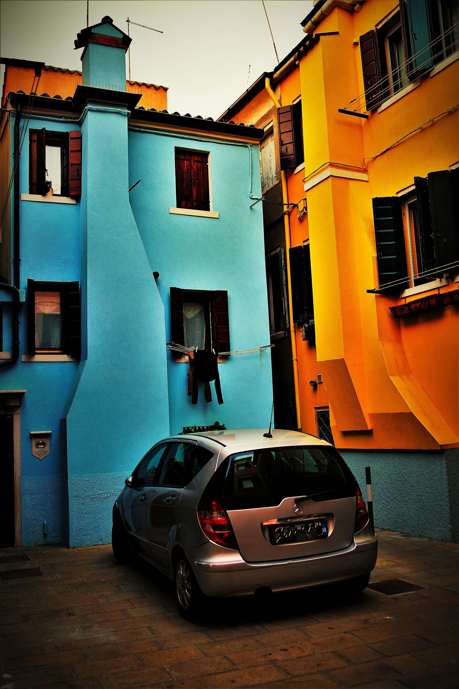 I colori delle case di Chioggia...