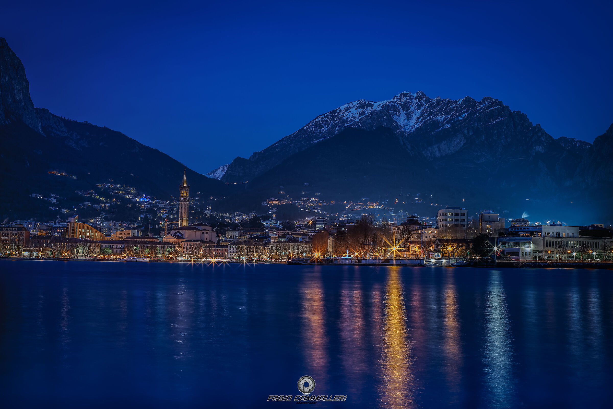 Lecco in the evening 1...