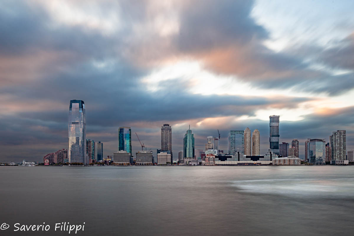 New York,  Jersey City at Sunset...