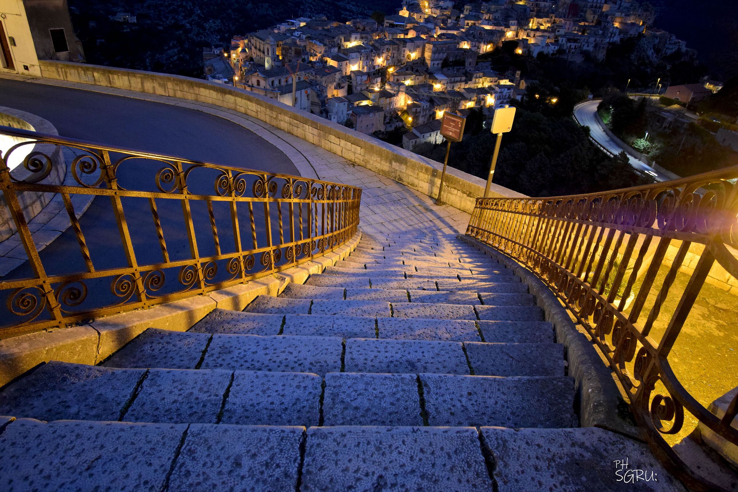 stairs at dawn...