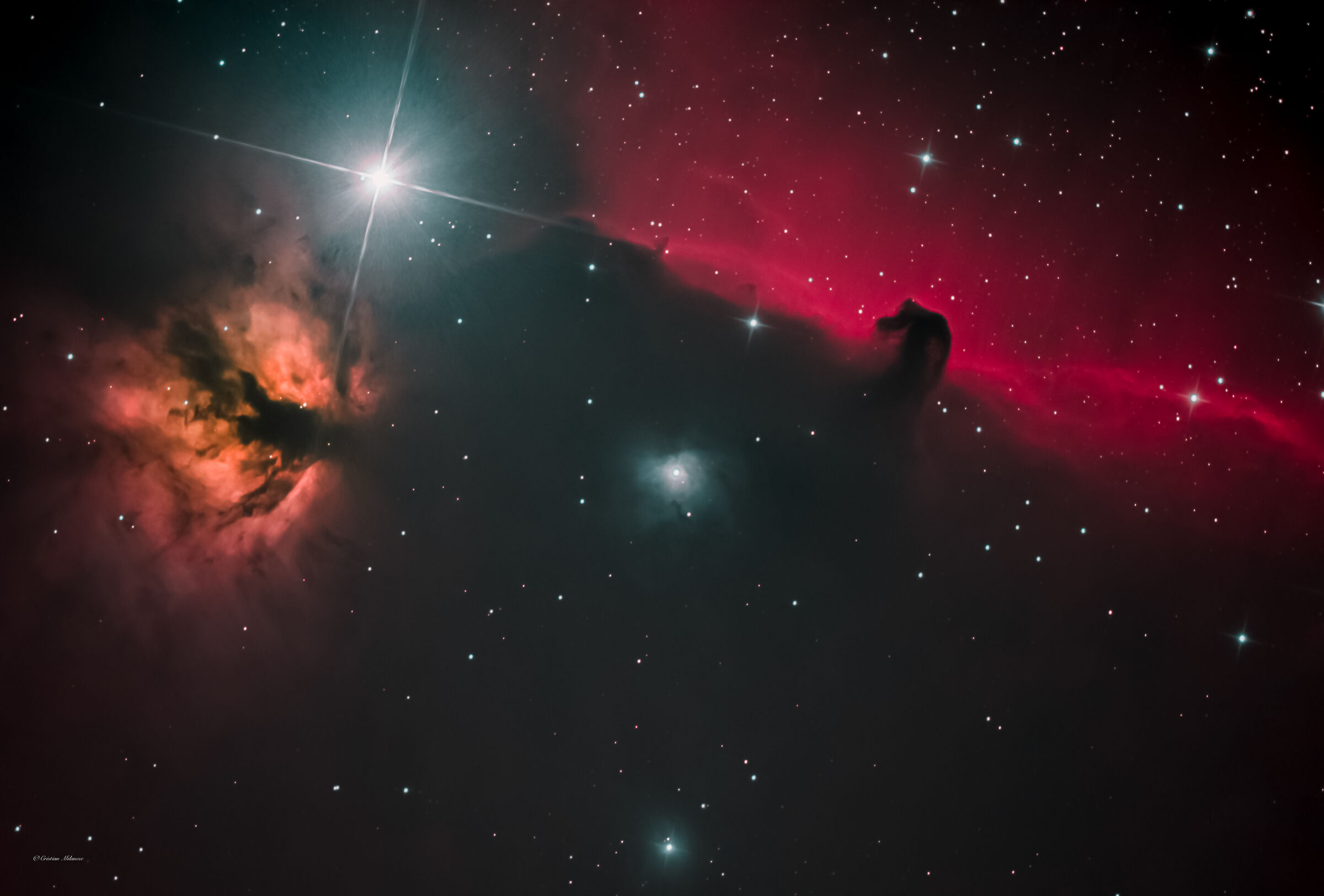 IC 434 Horsehead and Flame Nebula...