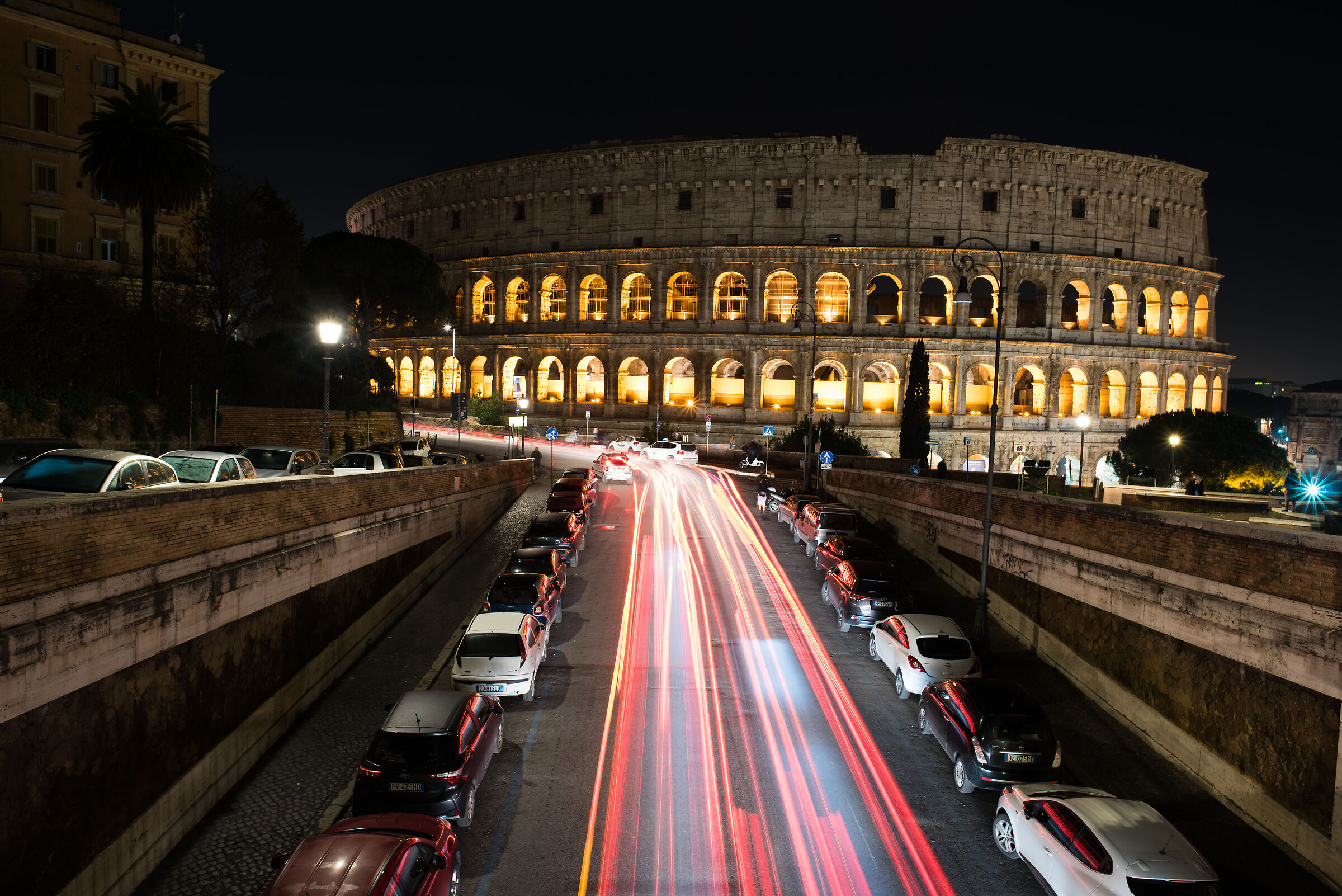 The Colosseum at night...