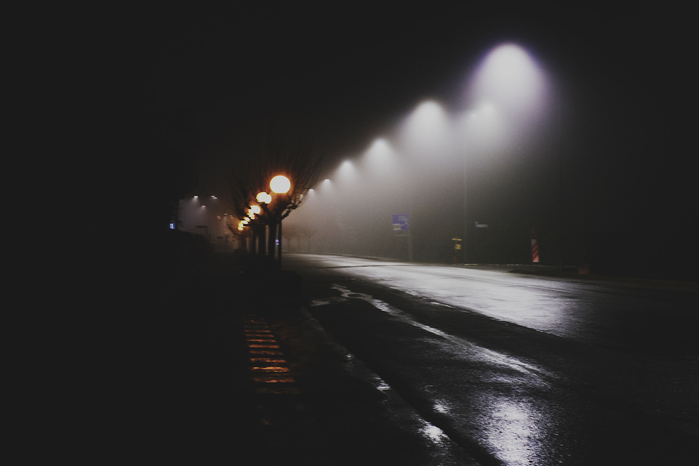 Streets at night...