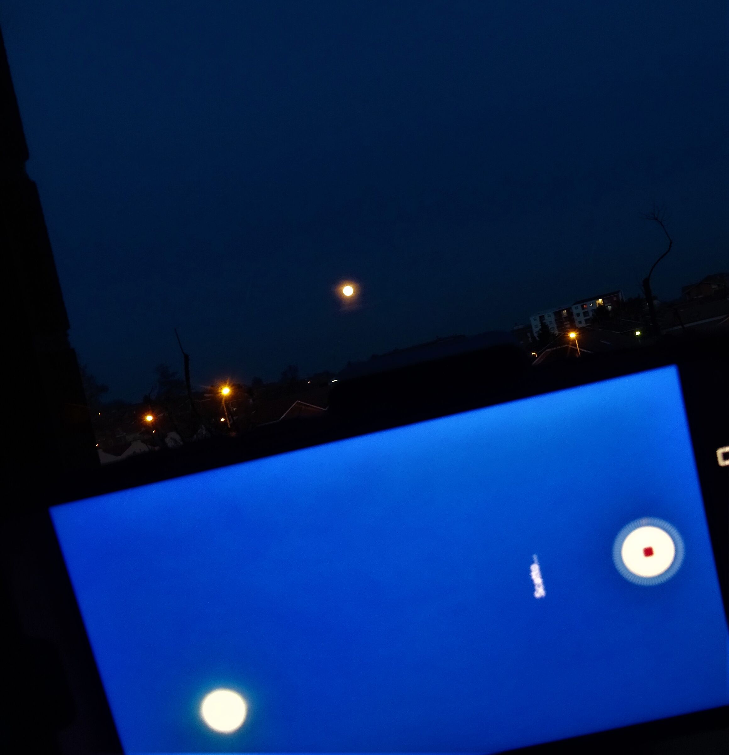 time lapse moon...