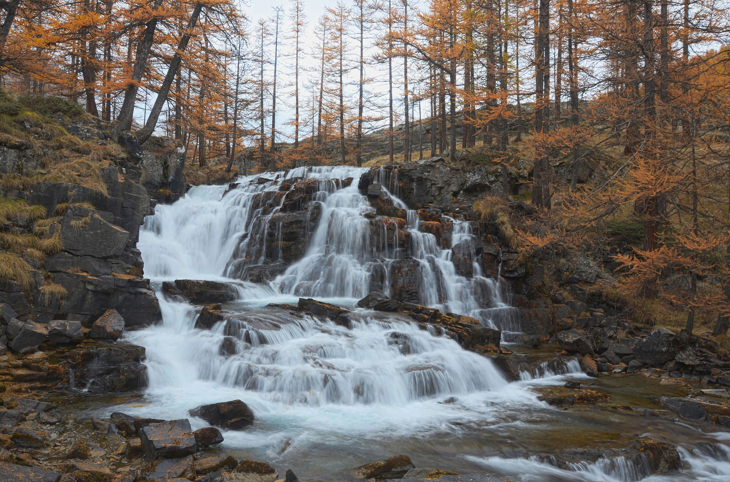 autumn-waterfall...