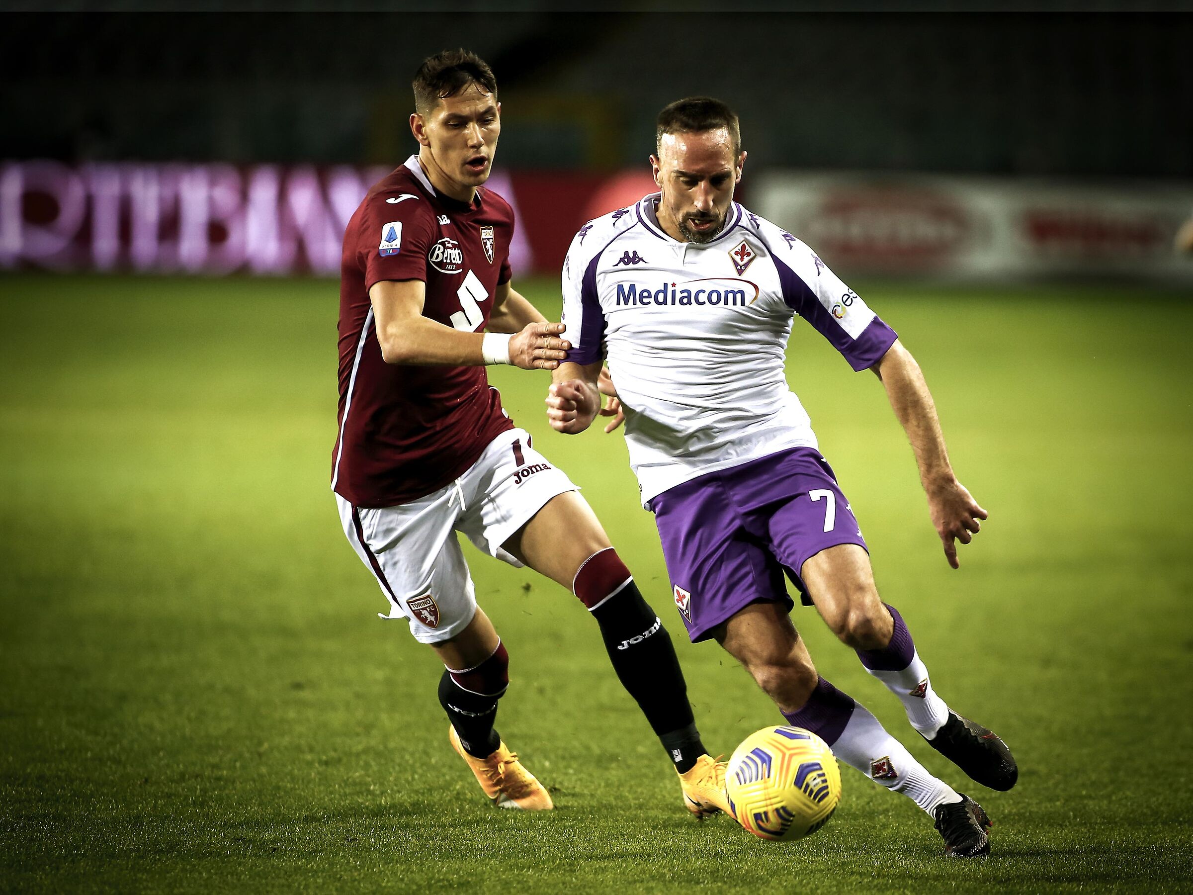 Franck Ribéry-Torino v Fiorentina-Serie A 20-21...