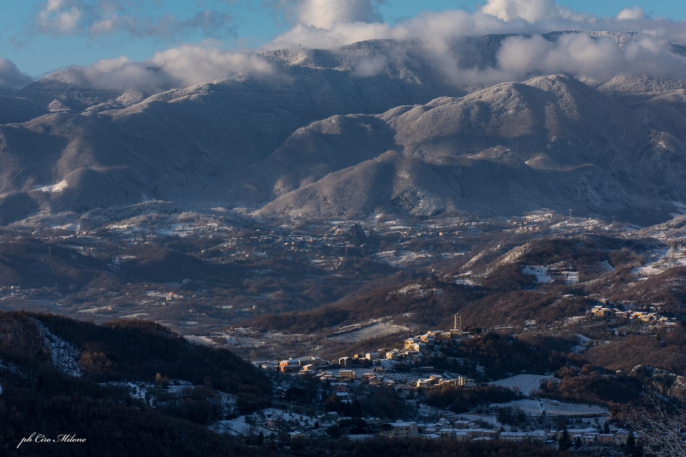Vallata tra Chianche e Bagnara - neve 2021...