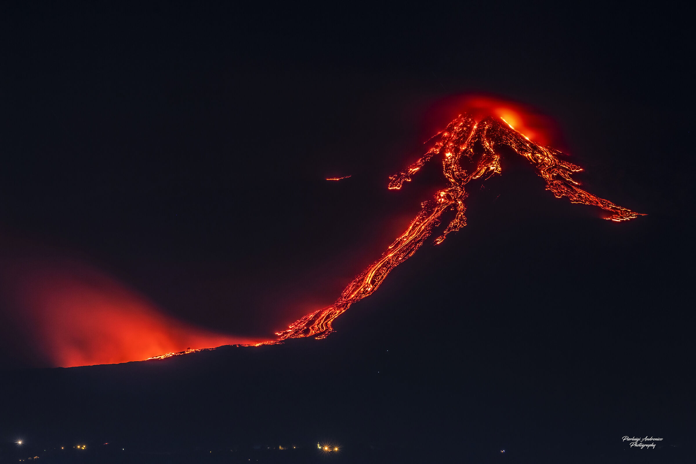 Etna Volcano in Eruption...
