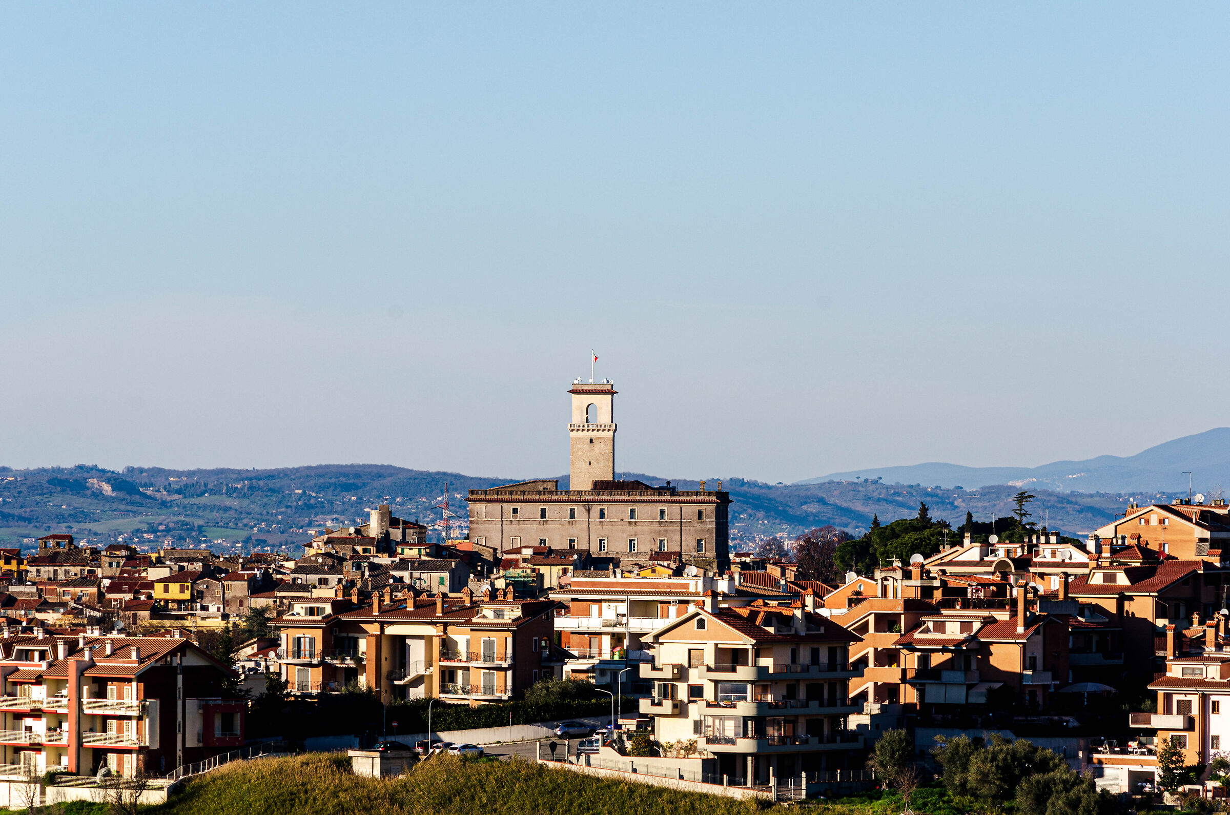 Monterotondo (RM), overlooking the Orsini Castle...
