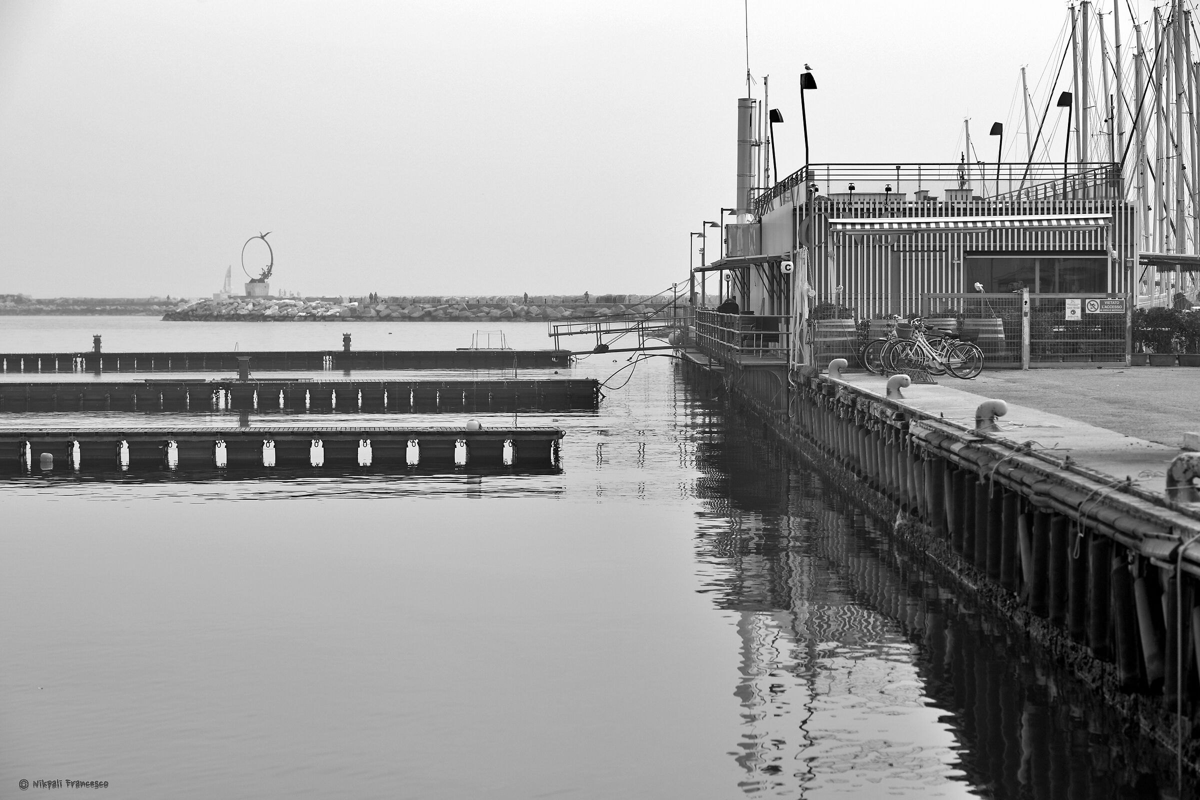Empty docks...