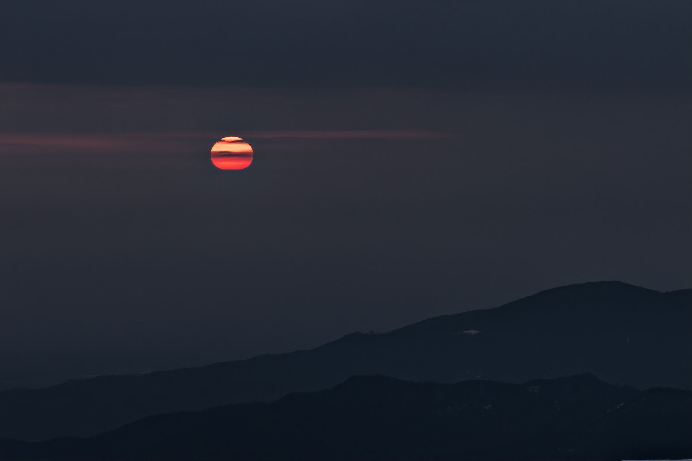 Sunrise from Pian Muné...