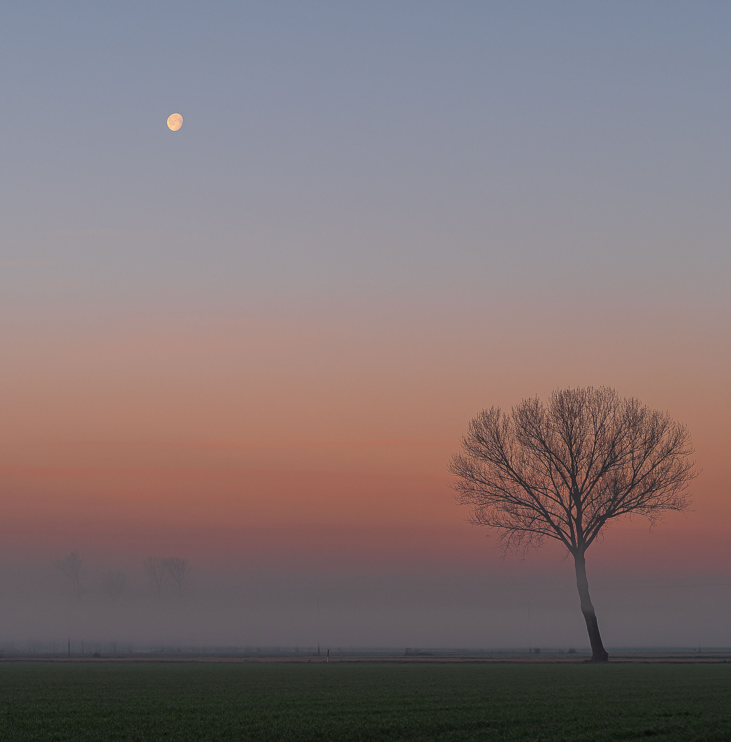 Sunrise in the Po Valley...