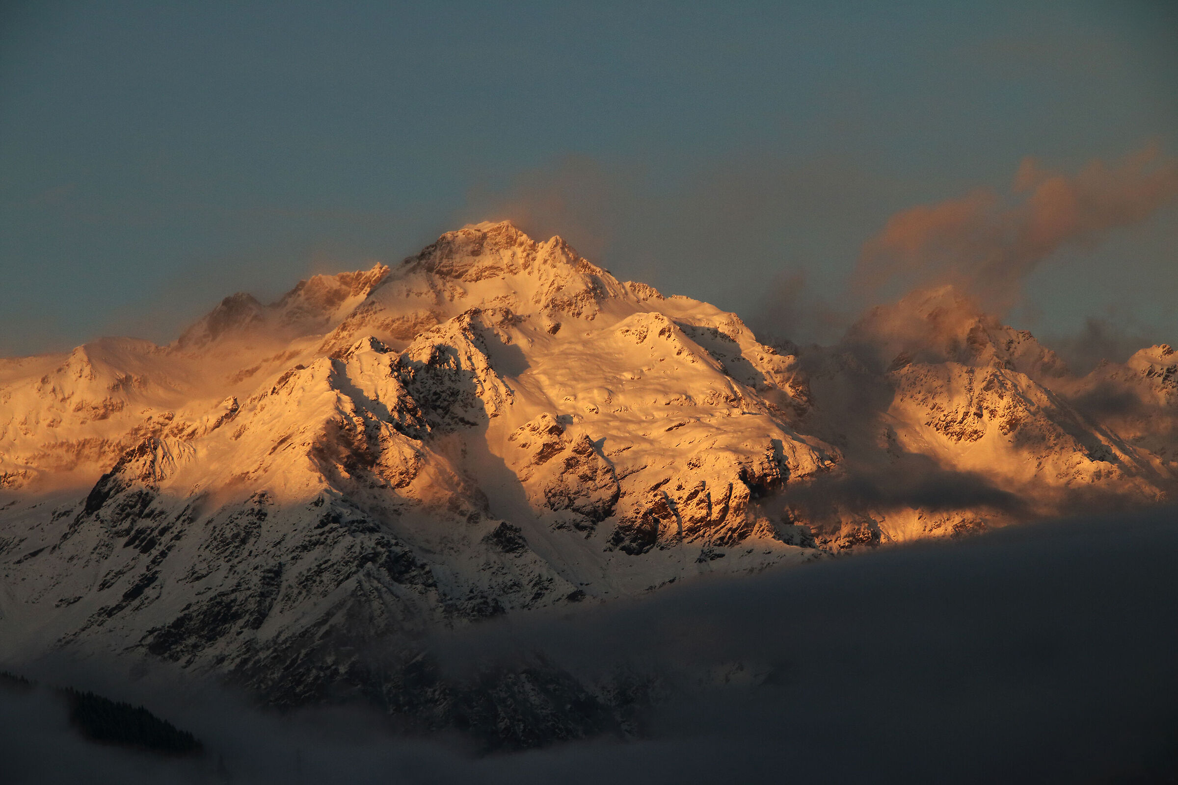 tramonto sulle Alpi Orobie...