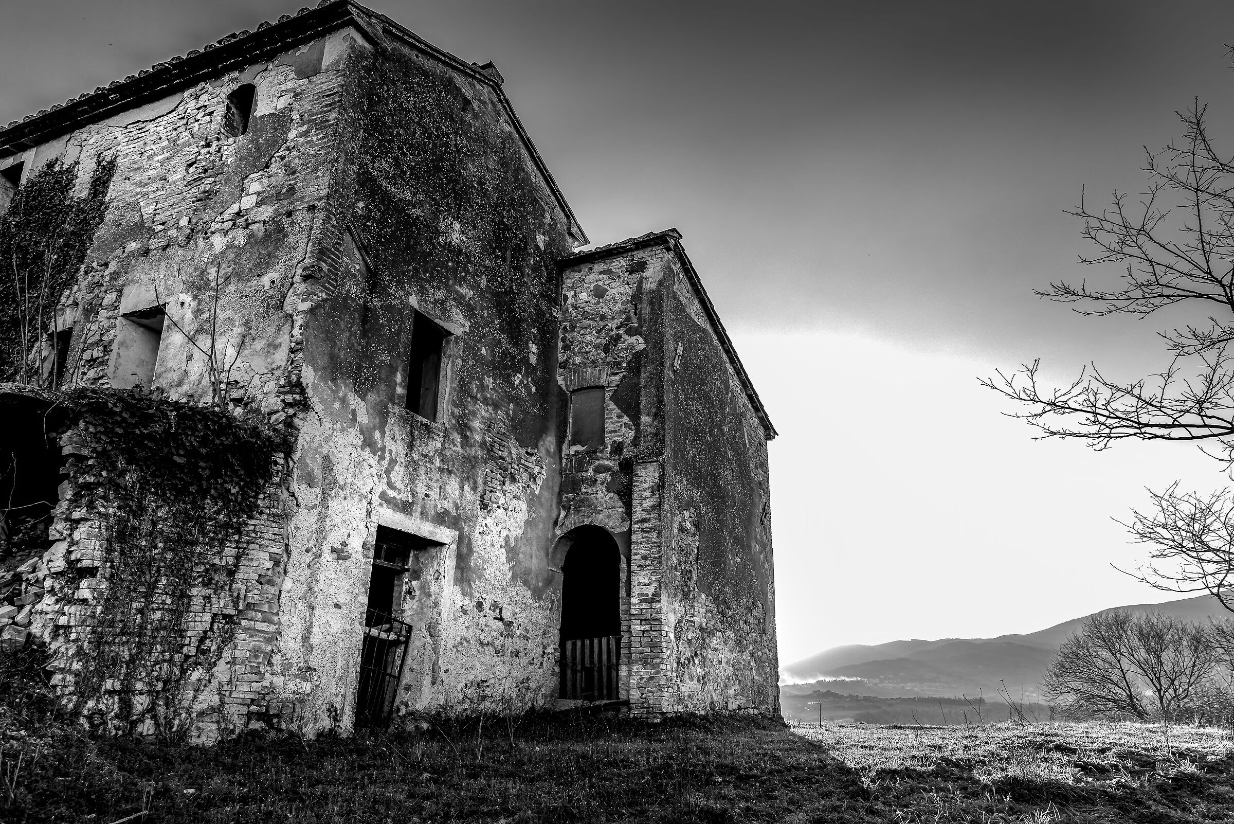 abandoned farmhouse southern Valdichiana...
