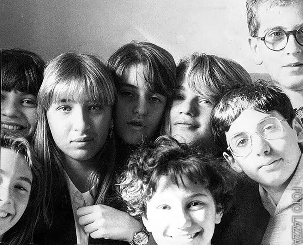 High school students in Vigevano 90s...