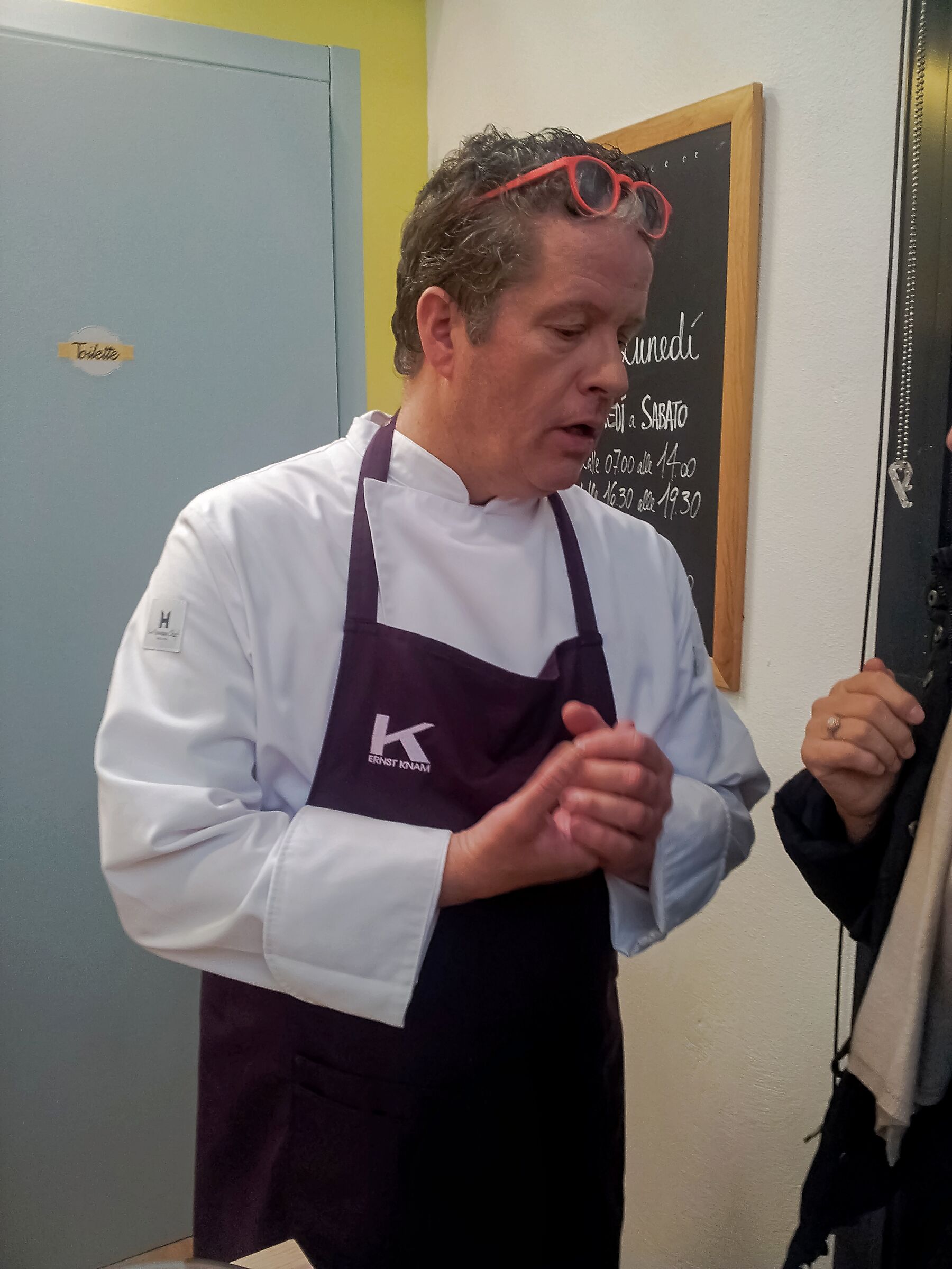 Famous pastry chef Ernst Knam 30/11/2015...