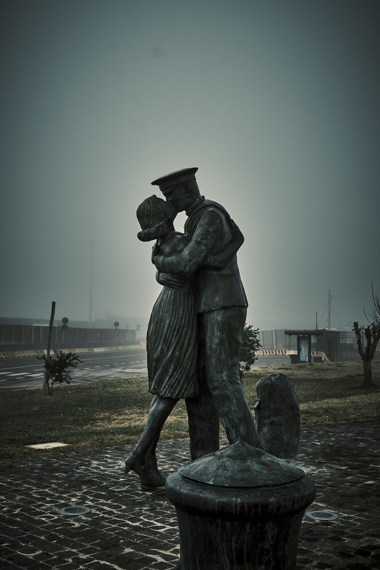 Civitavecchia's Kiss Statue...