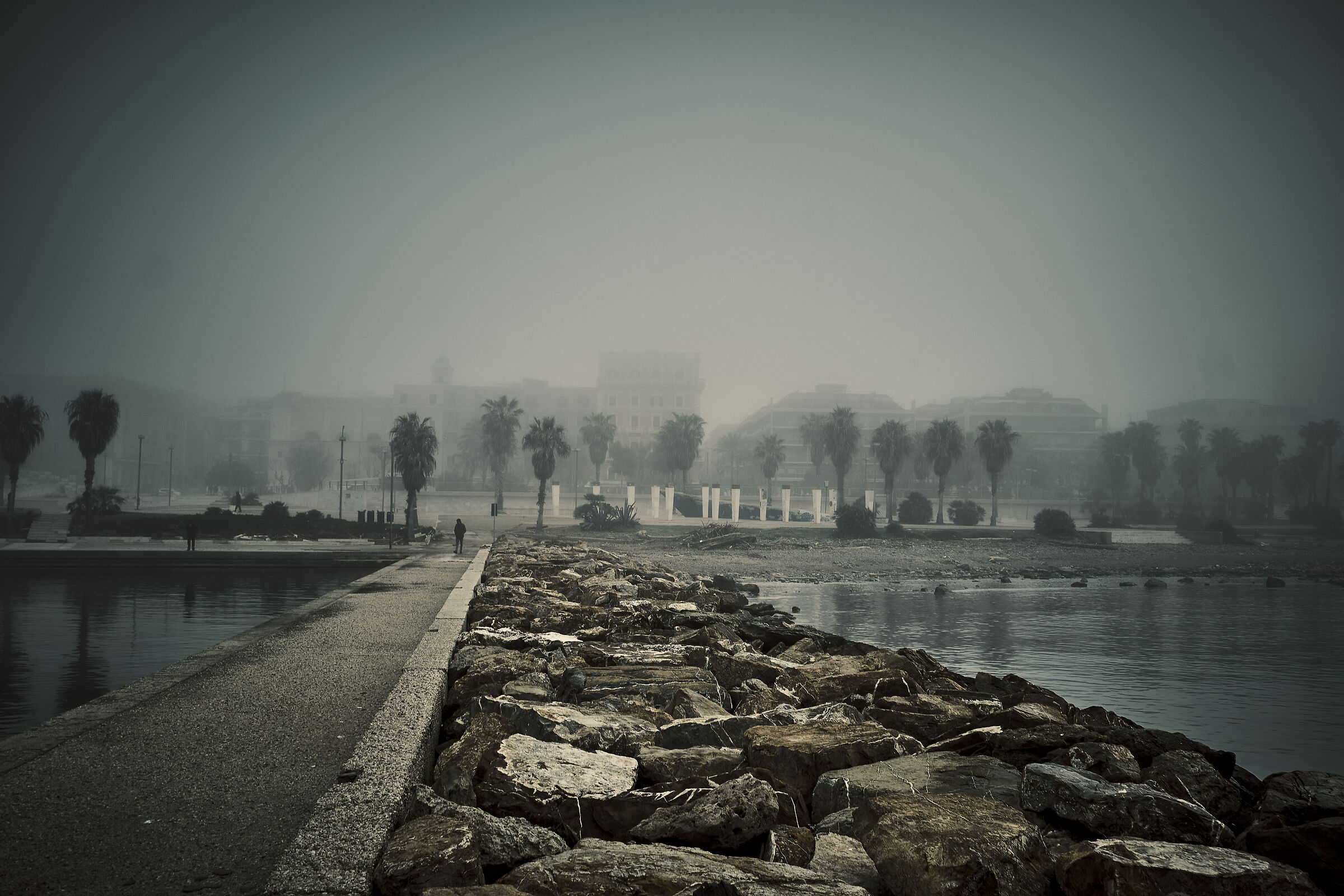 Civitavecchia through the Fog...