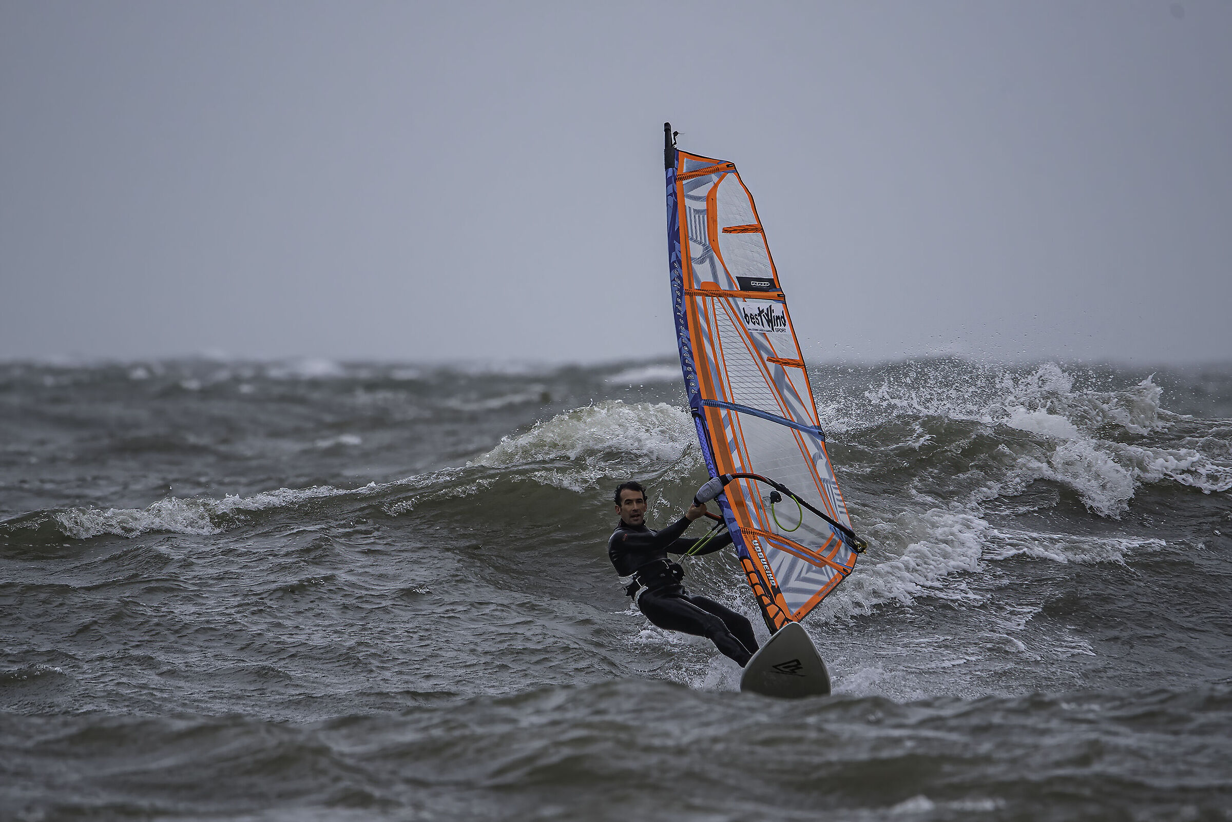 Windsurfing in the Gulf of Follonica....