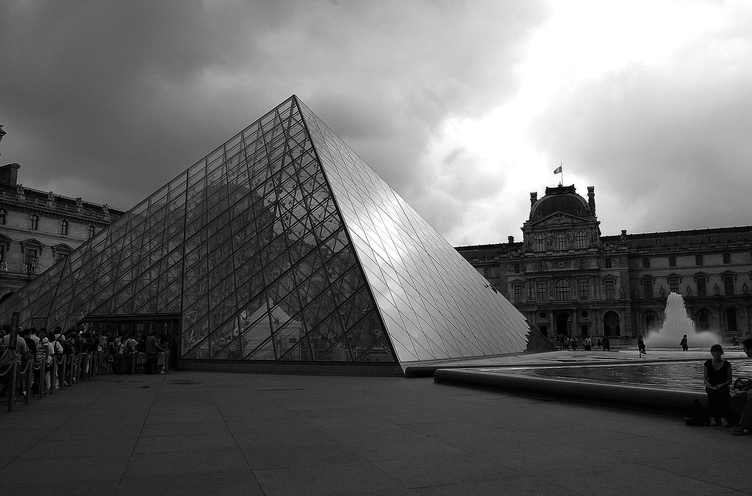 Louvre: ray of hope...