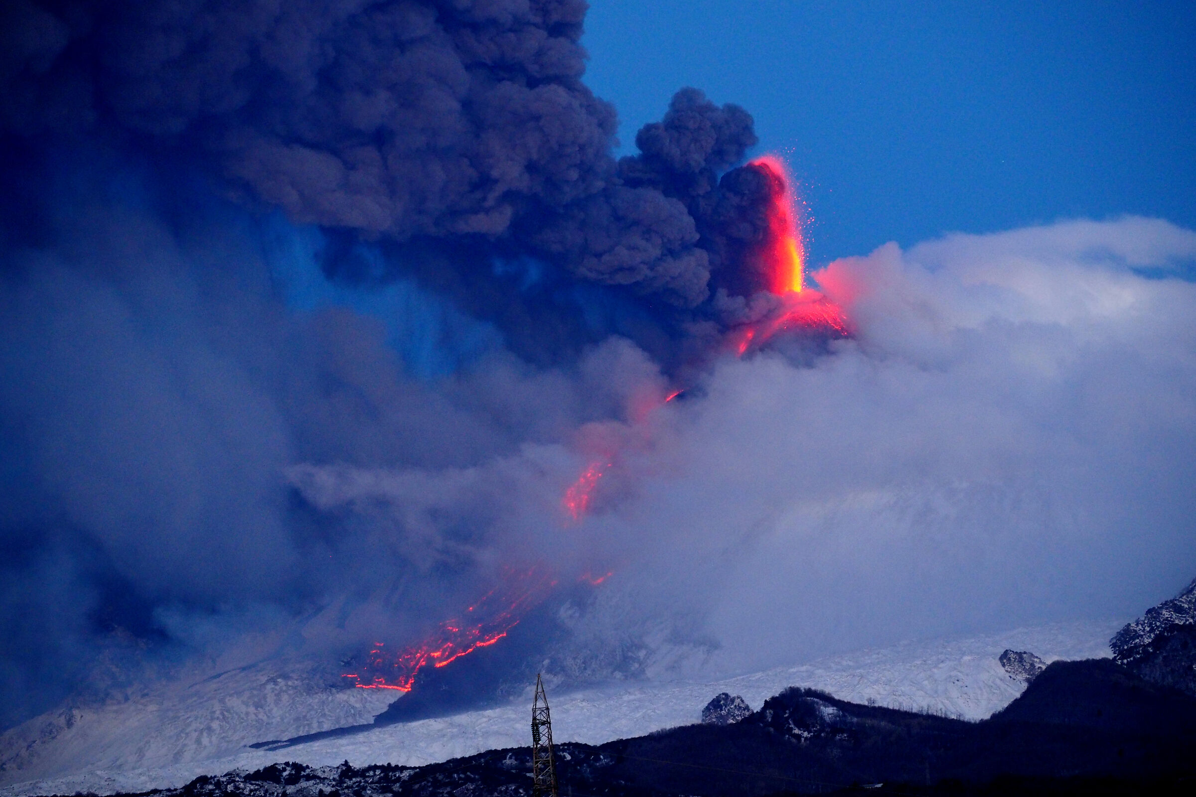 Etna - 14th Eruption of 17-3-2021....