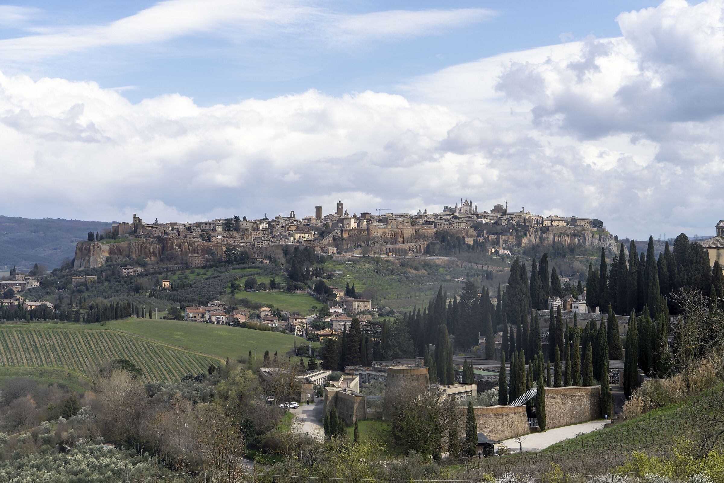 Panorama of orvieto...