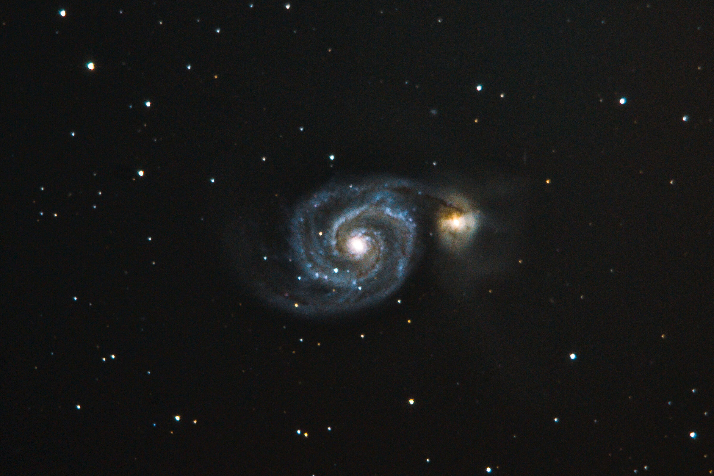M51 Whirpool Galaxy...