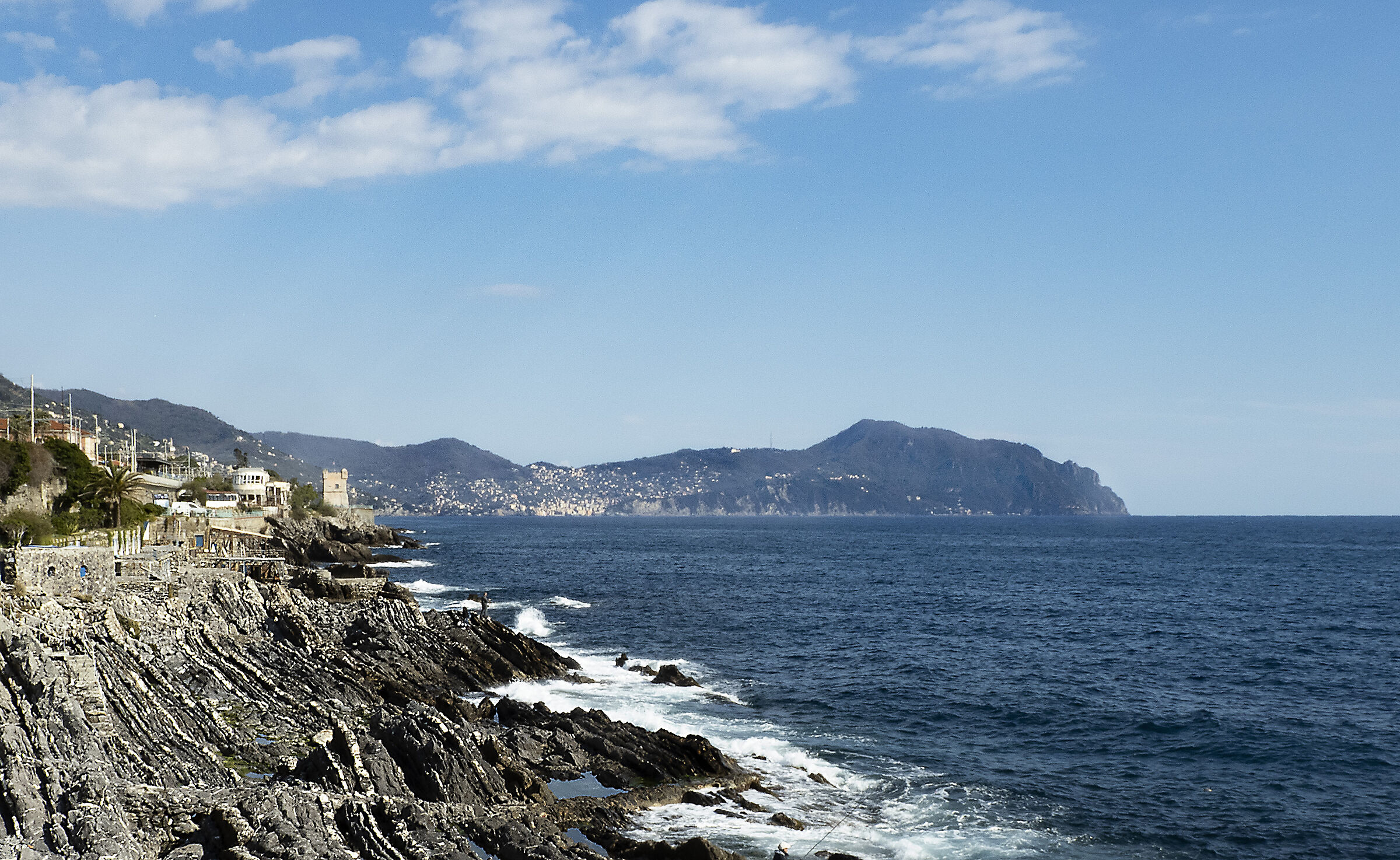 Panorama su promontorio di Portofino...
