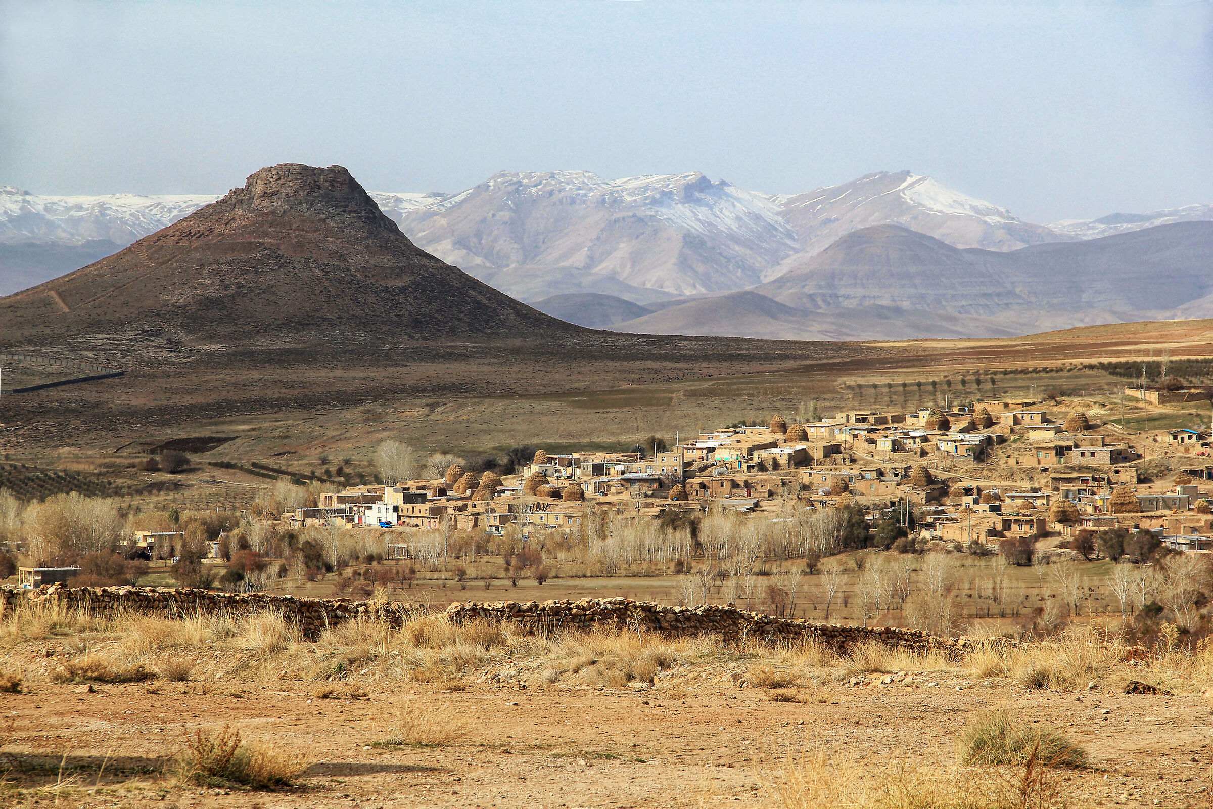 village of Nostratabad and Zendan-e Soleiman...