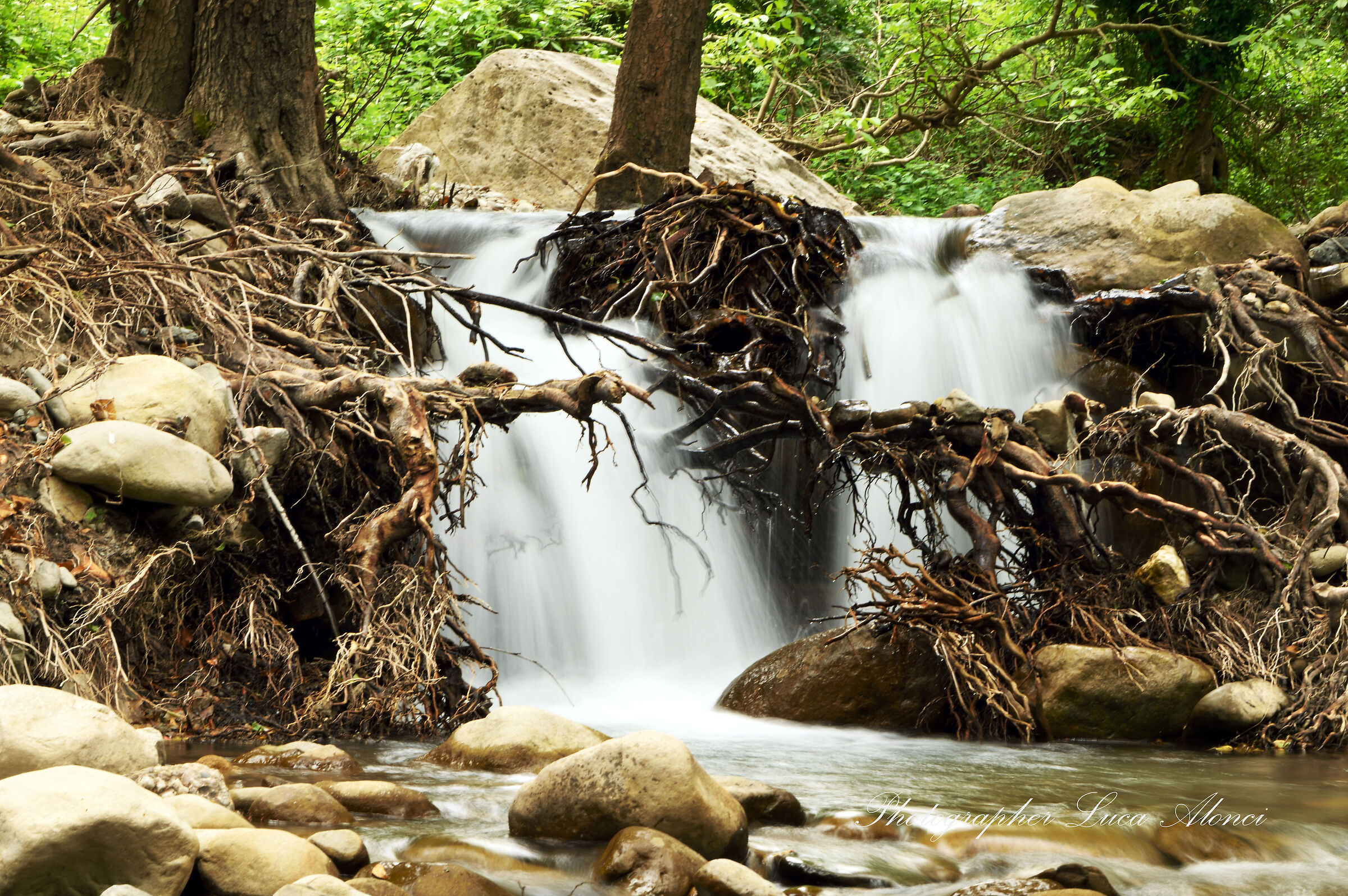 gli artigli della cascata...