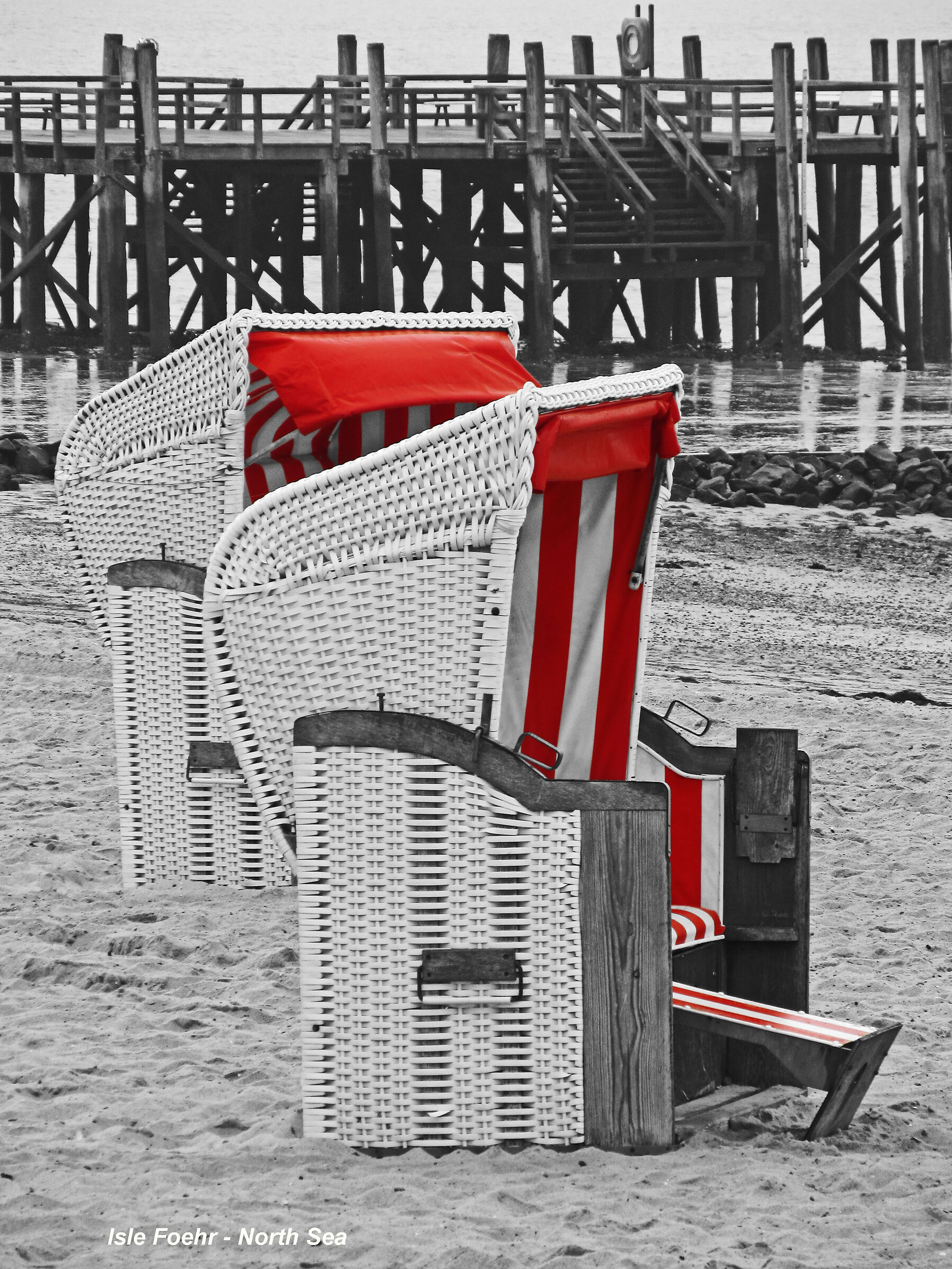 Beach chair - Foehr island - Germany...