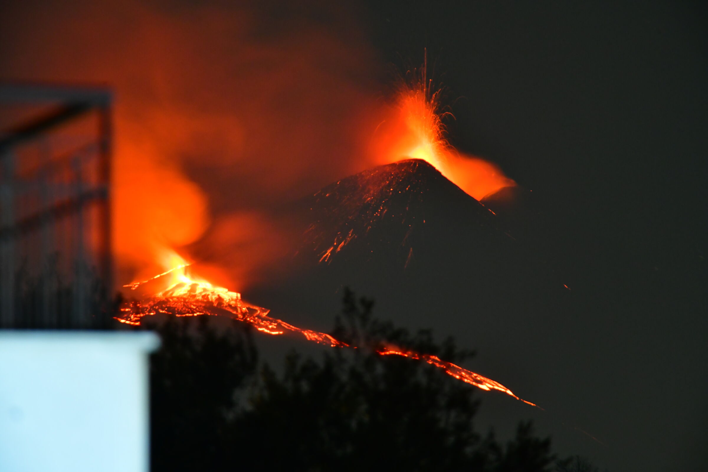 Etna night eruption...