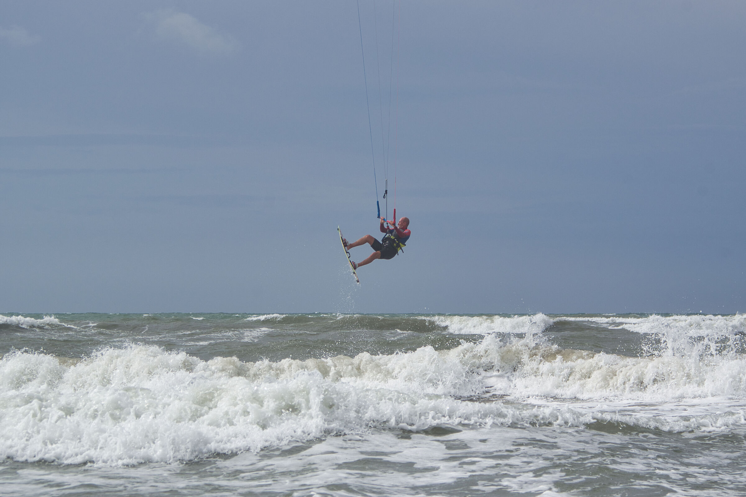 Kitesurfing...