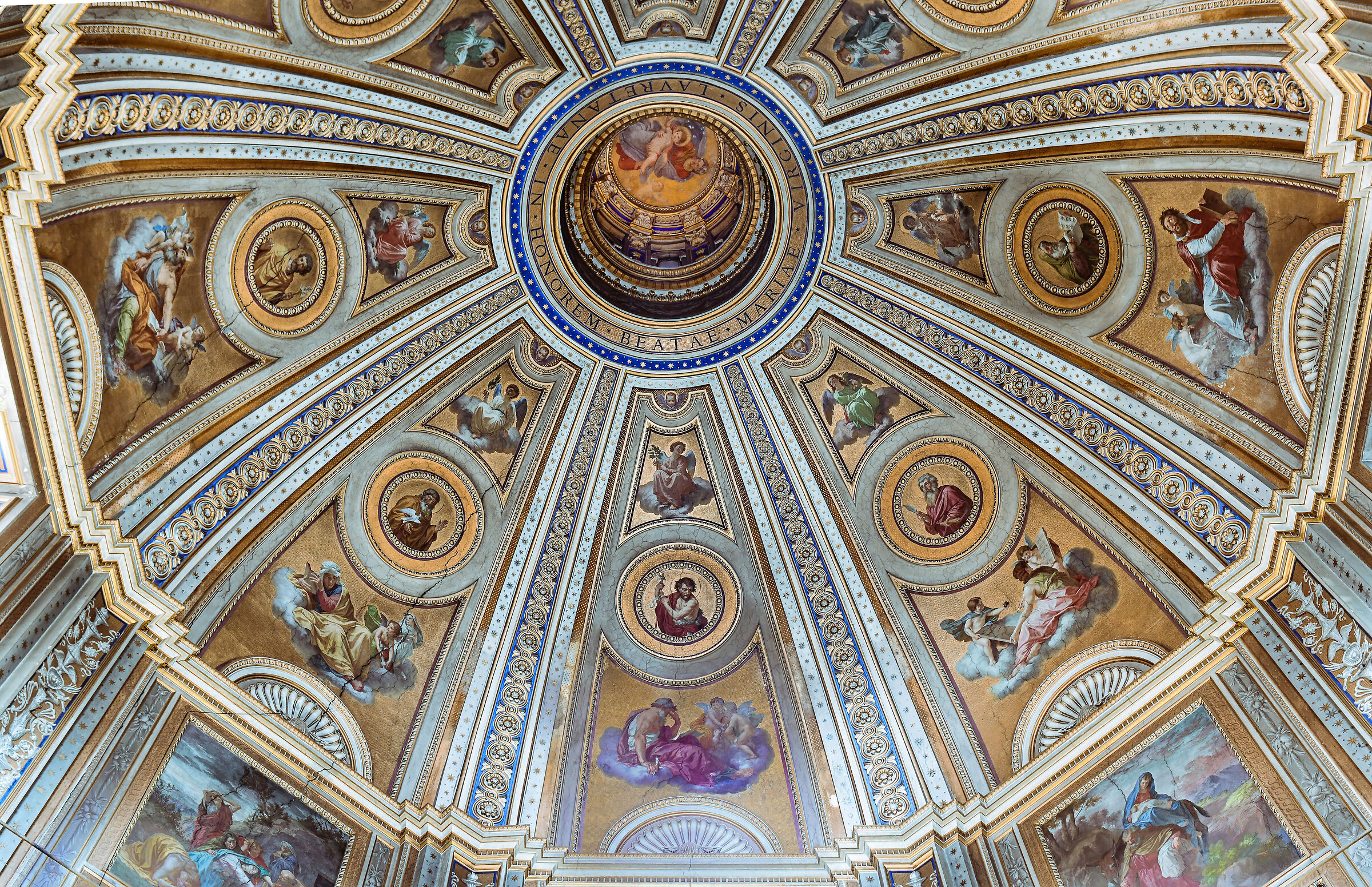 Roma-Particolare Cupola S.Maria di Loreto...