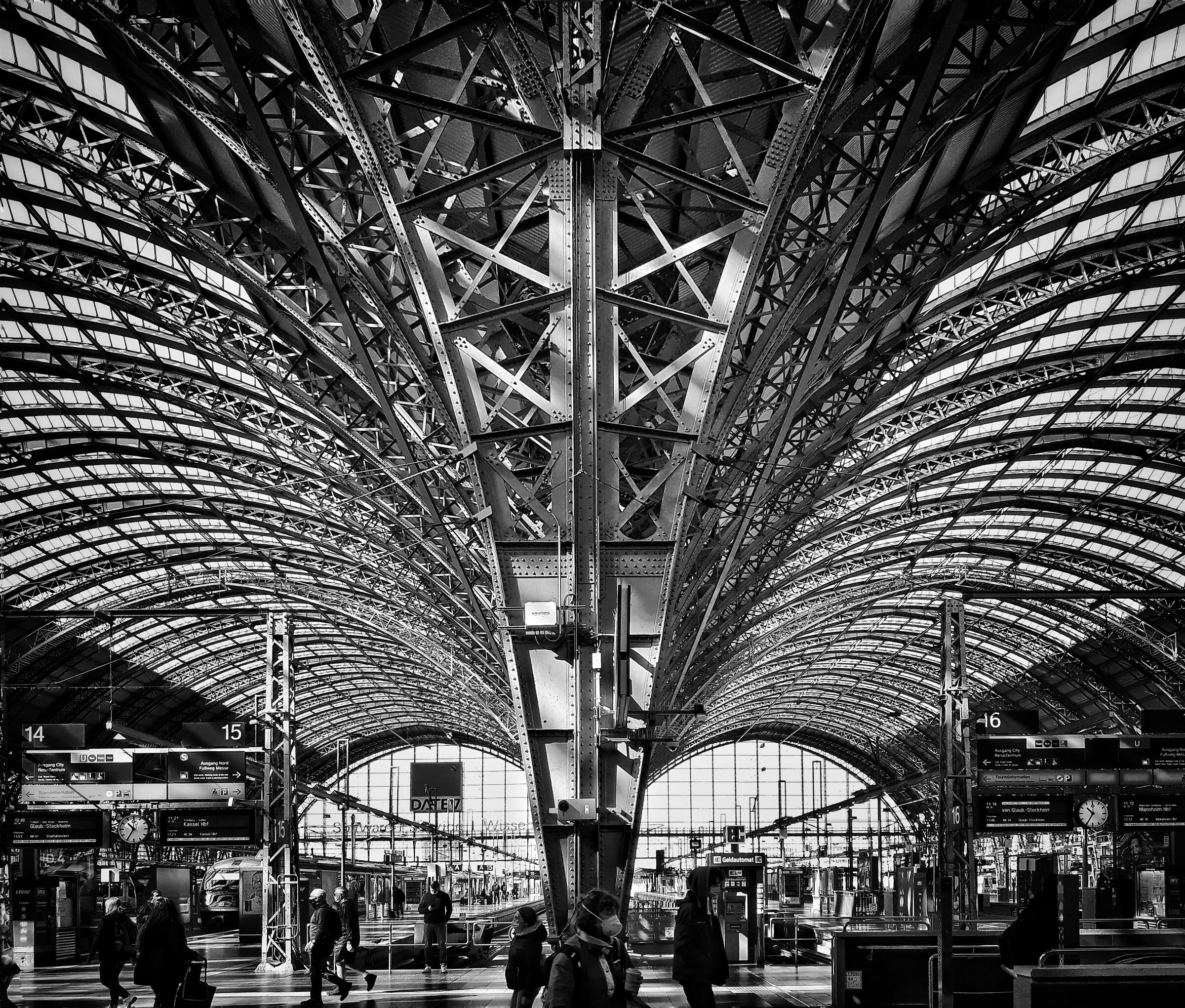 Frankfurt Central Station...