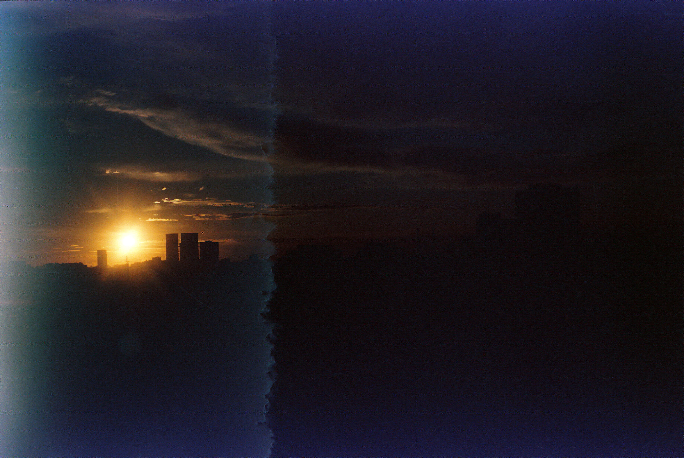 Ultramarine sunset...