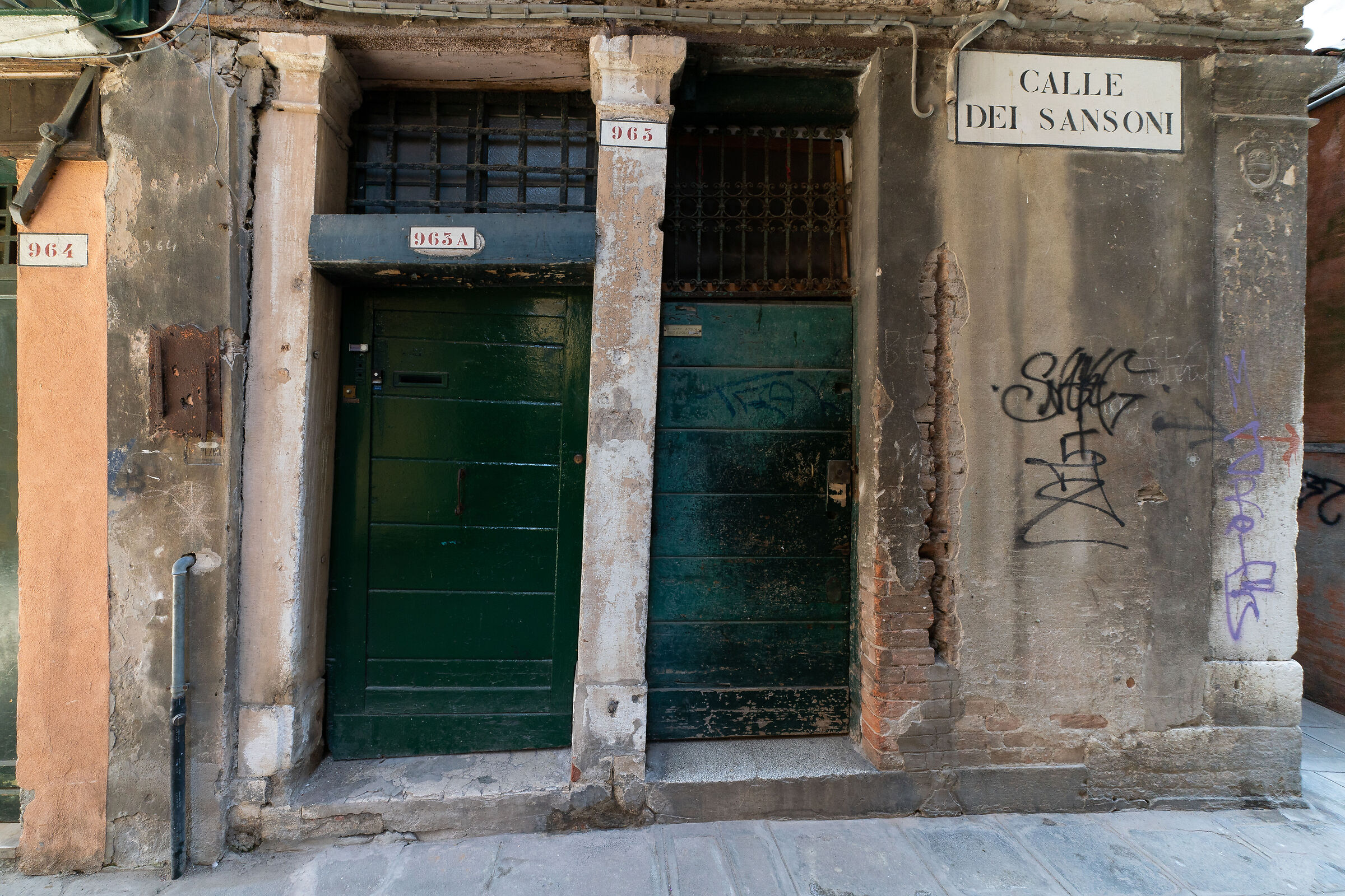 the most crooked door in Venice...
